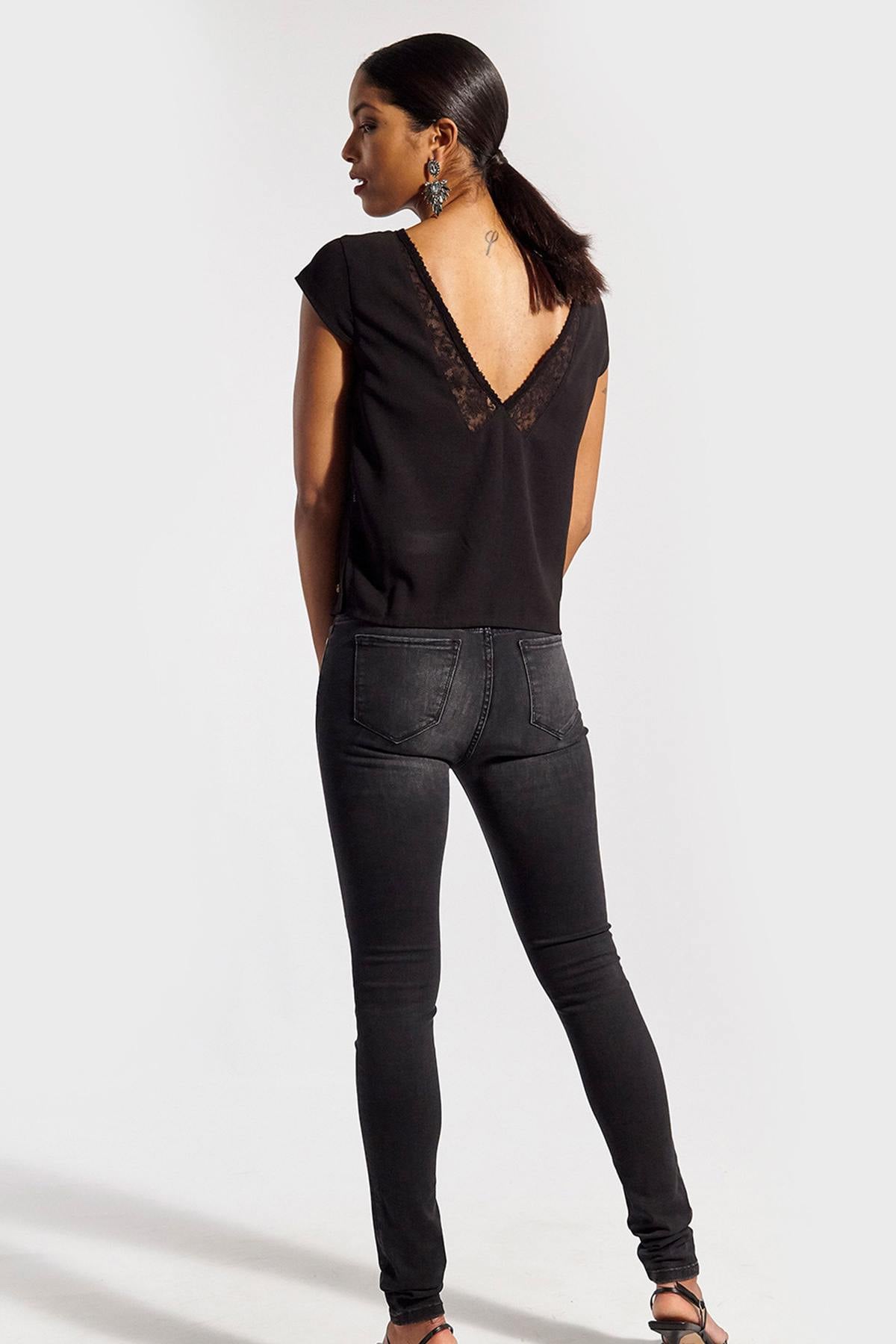 T-shirt Donna Kaporal BASILE BLACK — vista 2