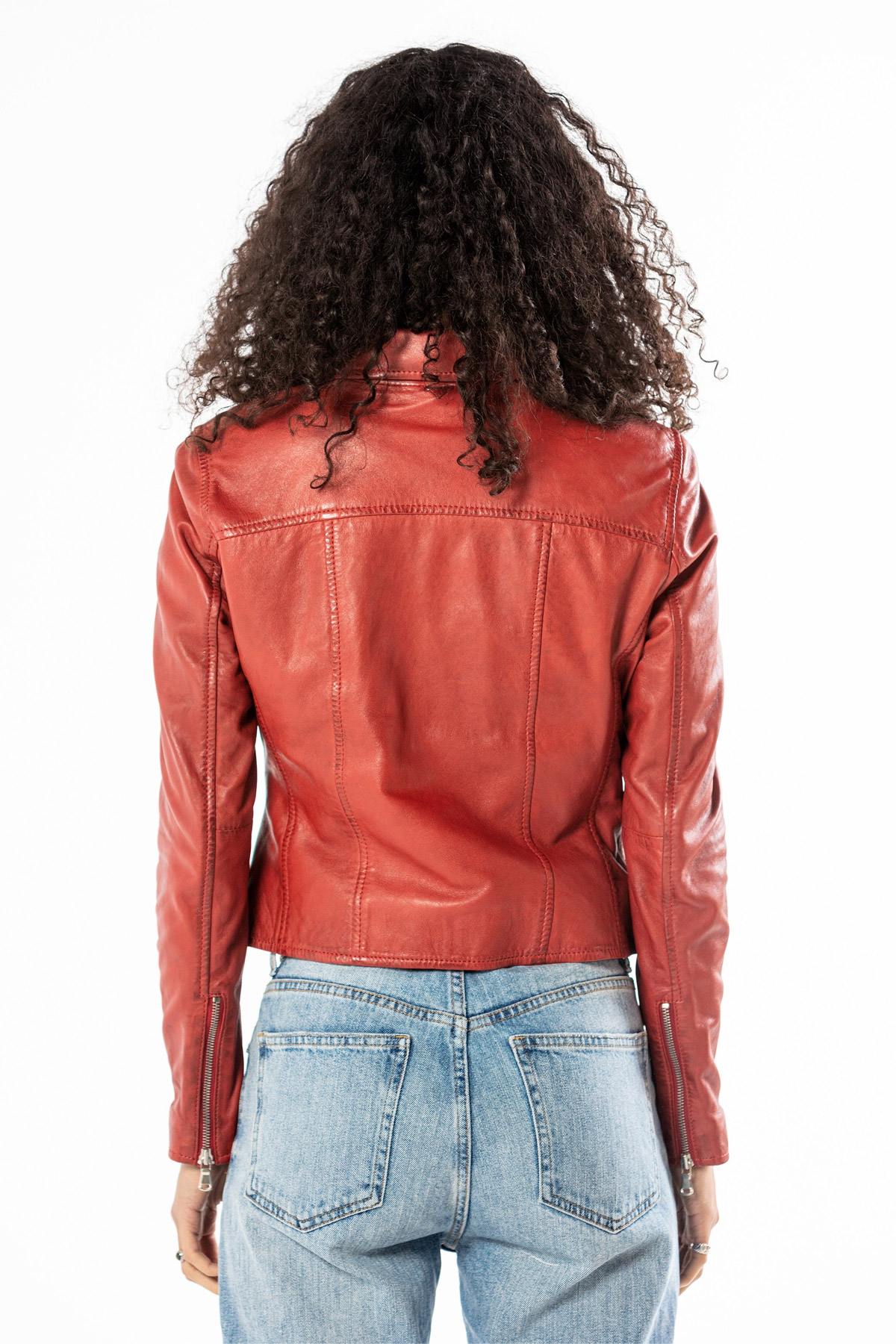 Blouson Femme Rose Garden BONITA SHEEP SANDY RED — vue 4
