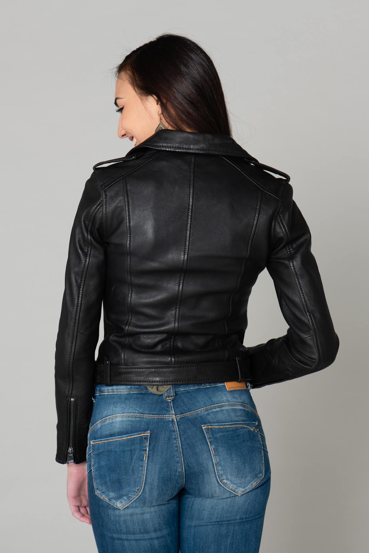 Veste Blouson Vert La City - Taille 2, Viscose, Occasion Très Bon état