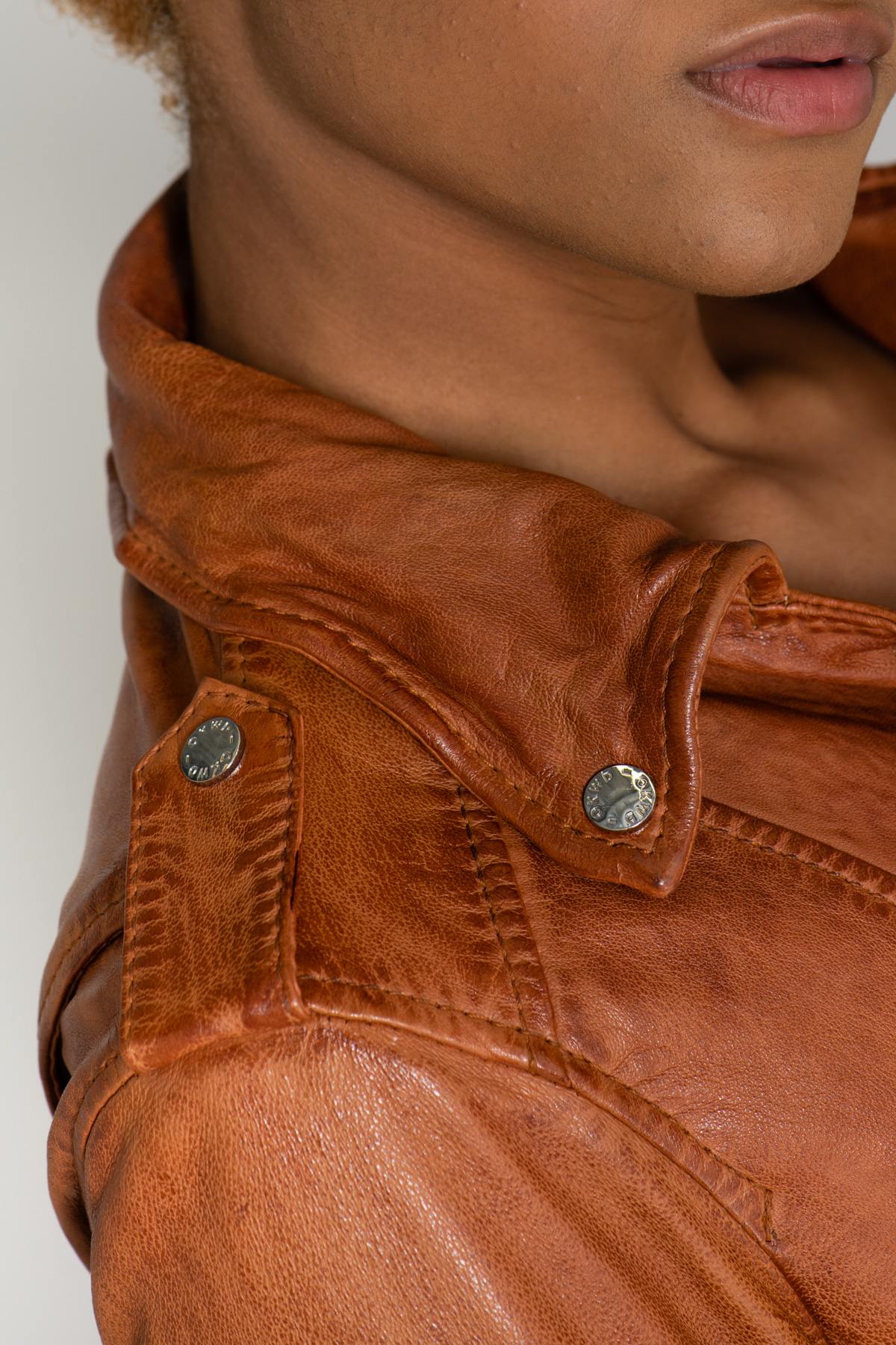 Damen Jacke Oakwood KYOTO COGNAC 507 — Ansicht 9