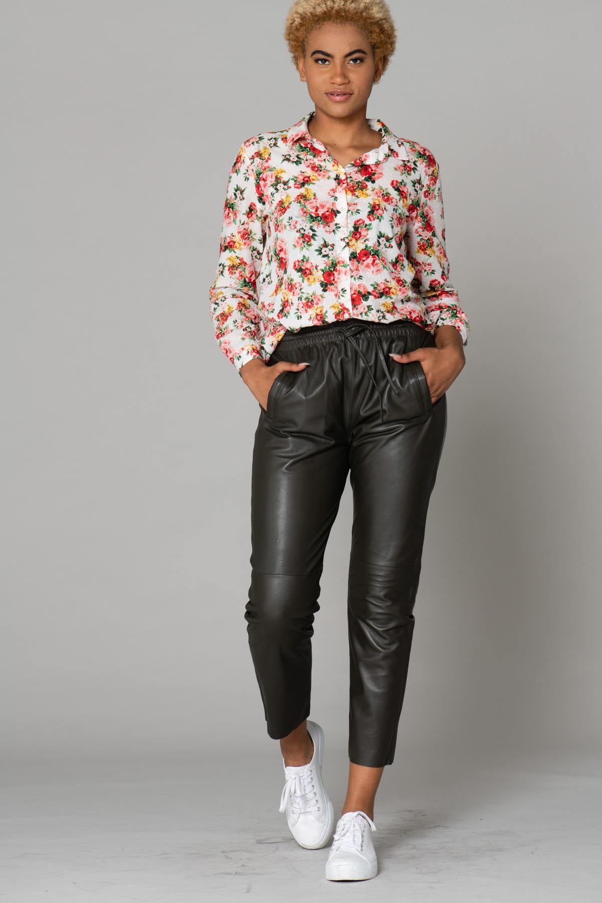 Pantaloni Donna Oakwood GIFT KAKI FONCE 626 — vista 3