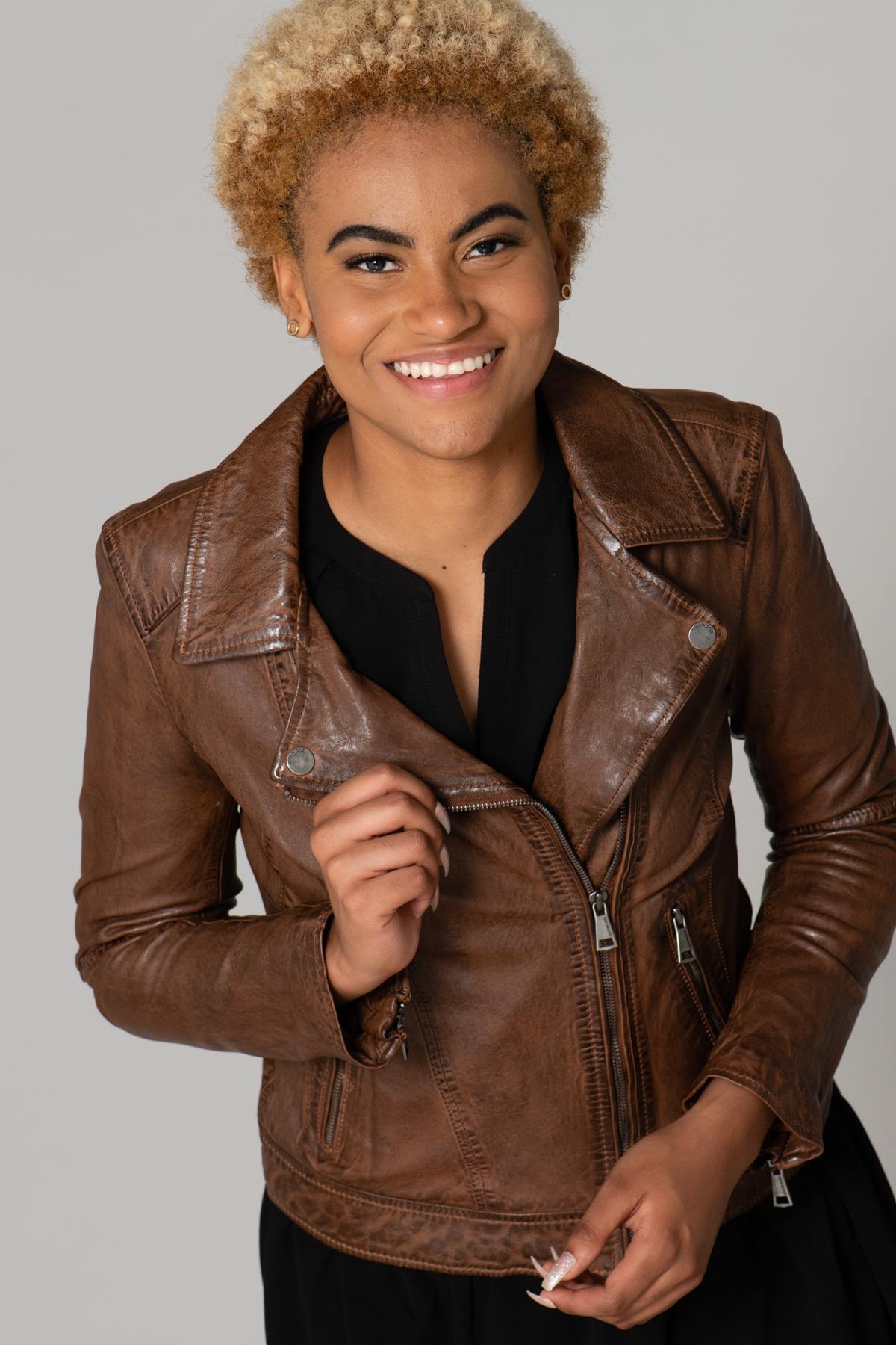 Chaqueta Mujeres Oakwood FOLLOW TAN — vista 2