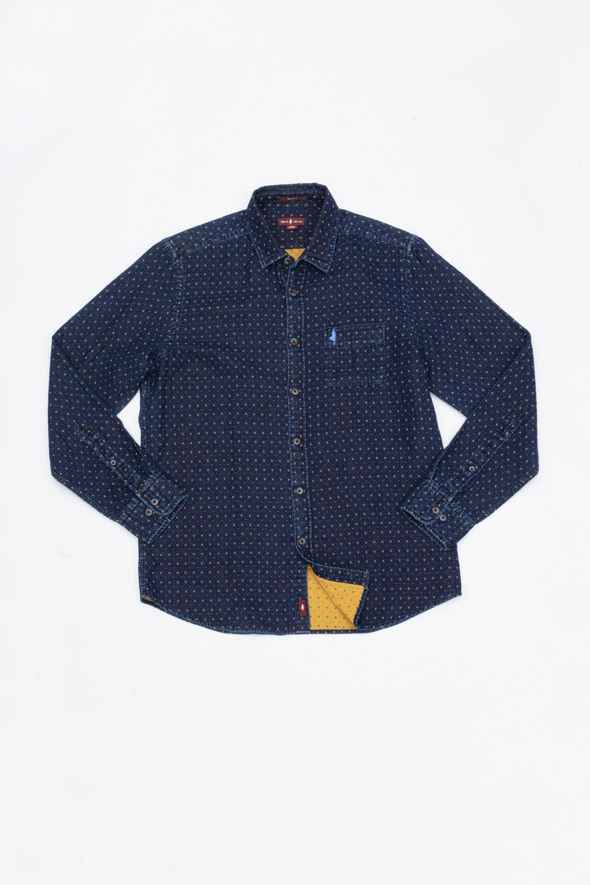 Camisa Hombre Mcs MFCHML-C007-754 INDIGO — vista 1
