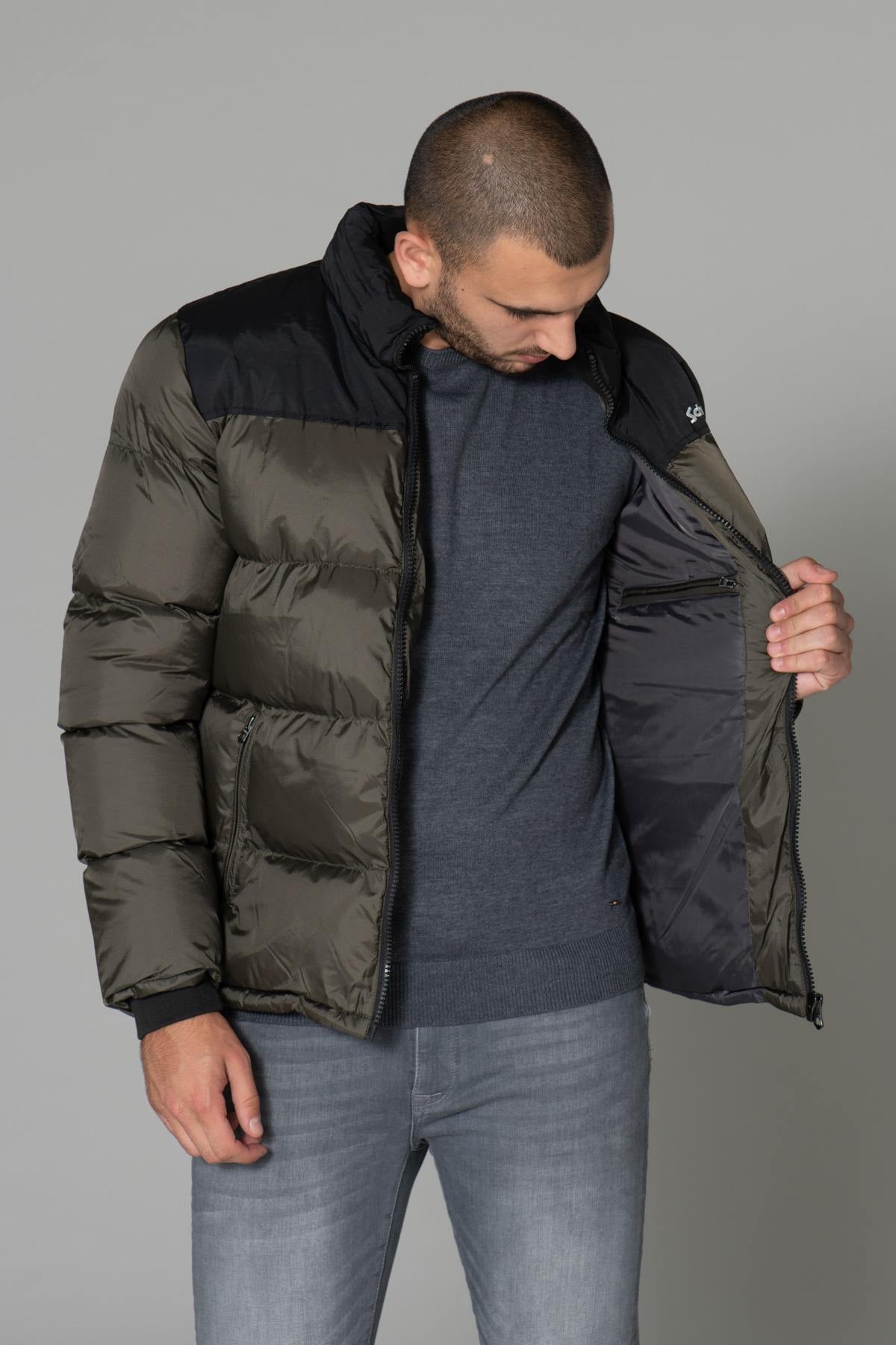 Herren Jacke Schott UTAH KAKI — Ansicht 8