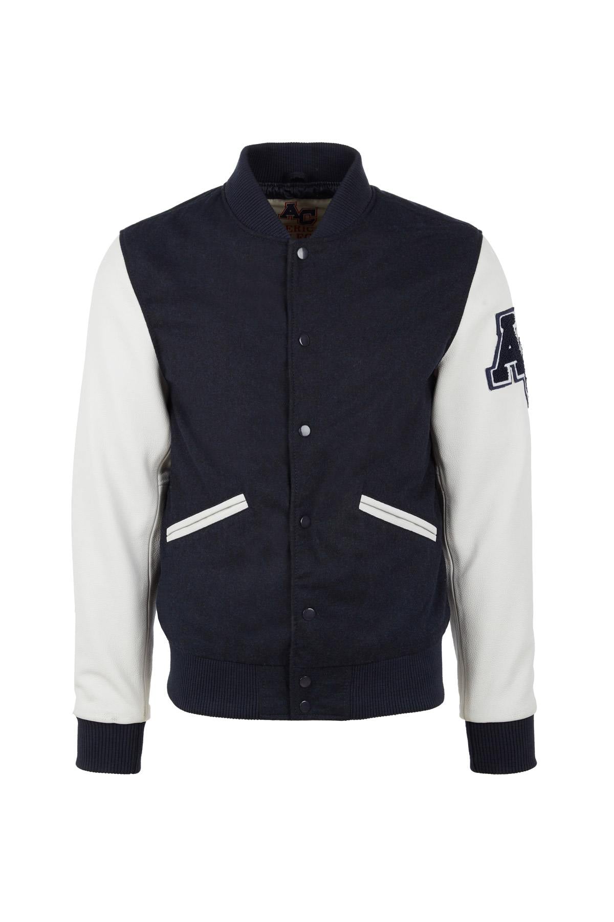 Giacche Uomo American College REF 70 NAVY/WHITE — vista 6