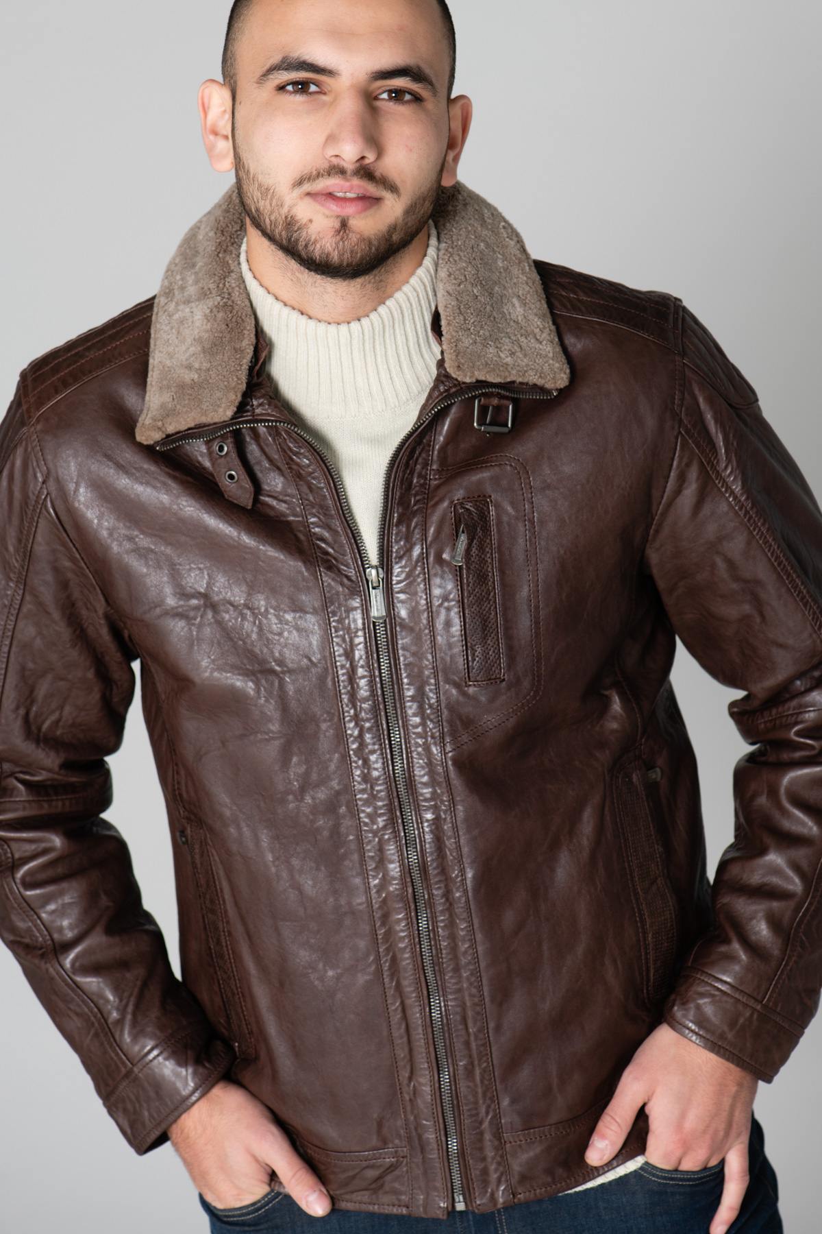 Giacche Uomo Deercraft MARTEN LATREV WALNUT — vista 7