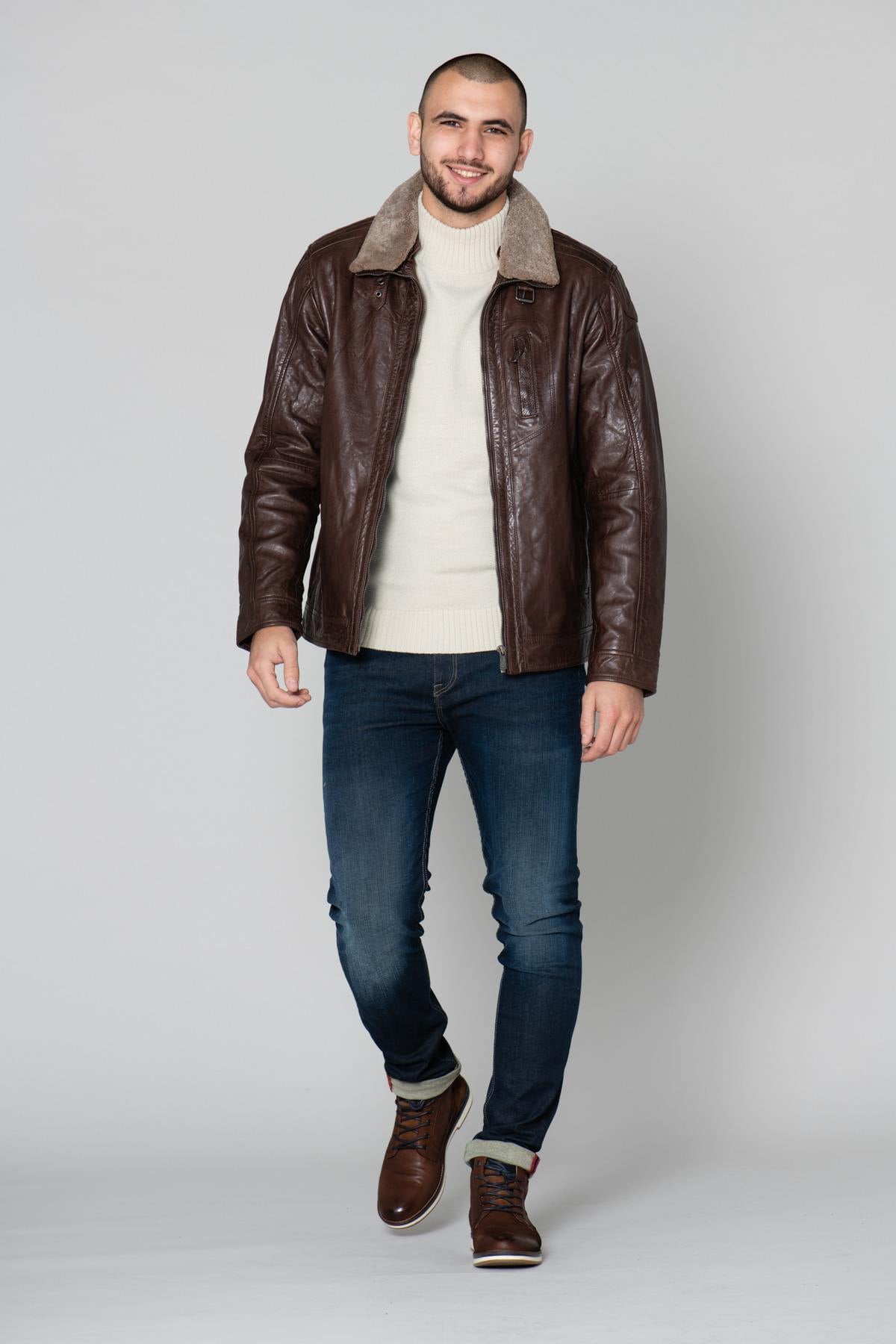 Giacche Uomo Deercraft MARTEN LATREV WALNUT — vista 2