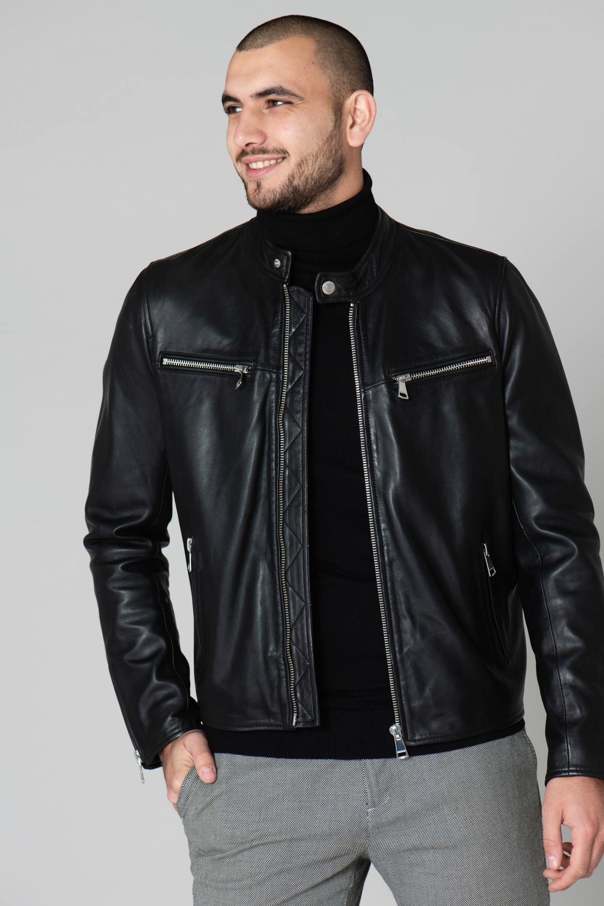 Giacche Uomo Redskins WAYNE SHINE BLACK — vista 3