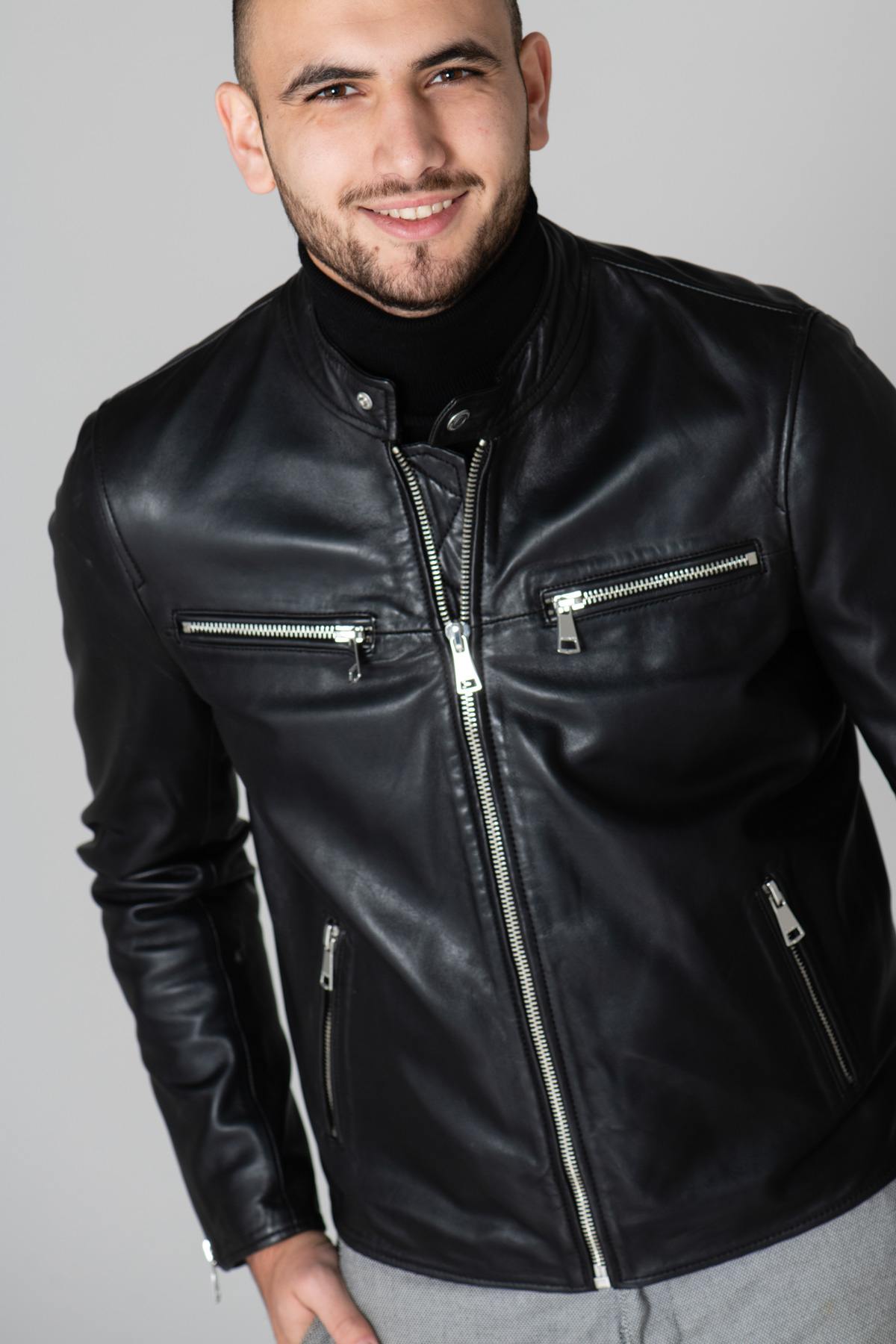 Giacche Uomo Redskins WAYNE SHINE BLACK — vista 1