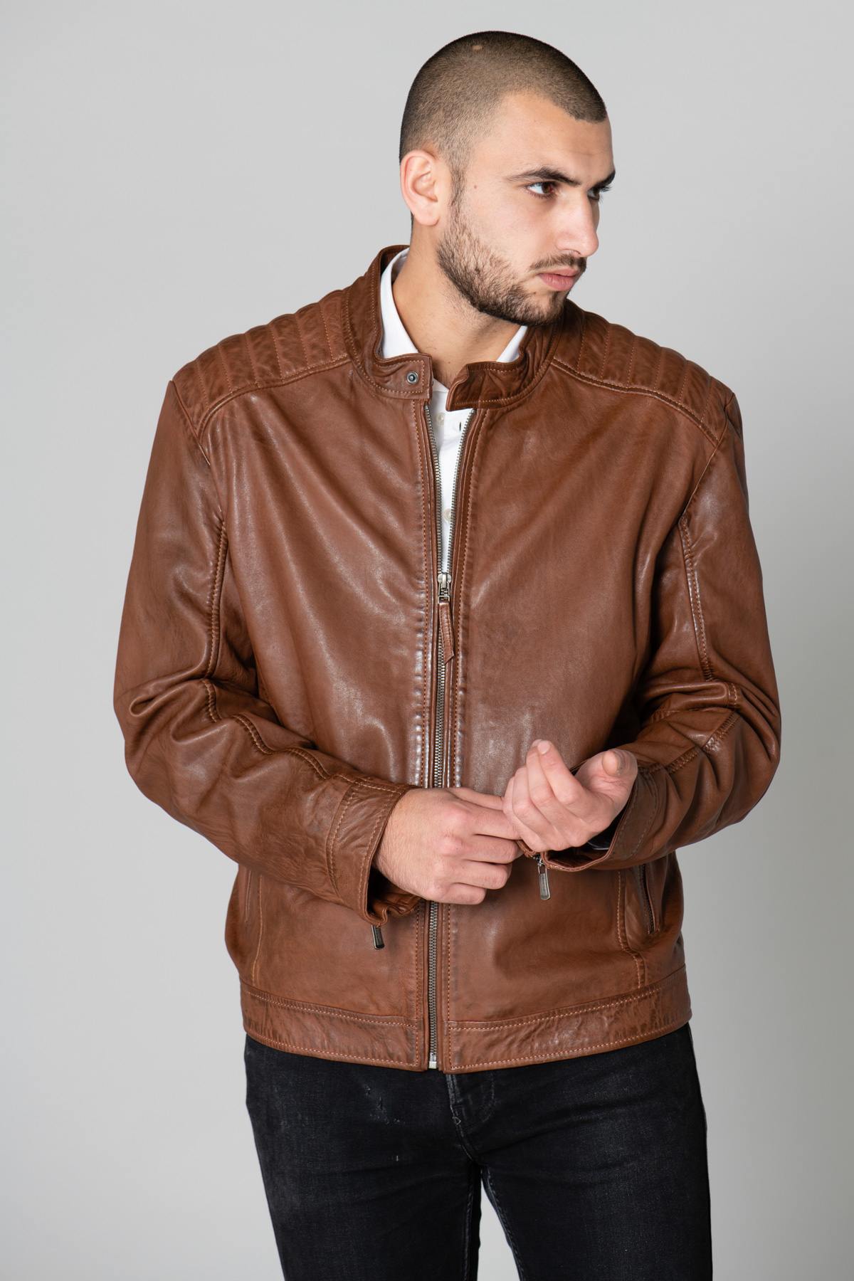 Chaqueta Hombre Deercraft EAGLE NSLV COGNAC — vista 1