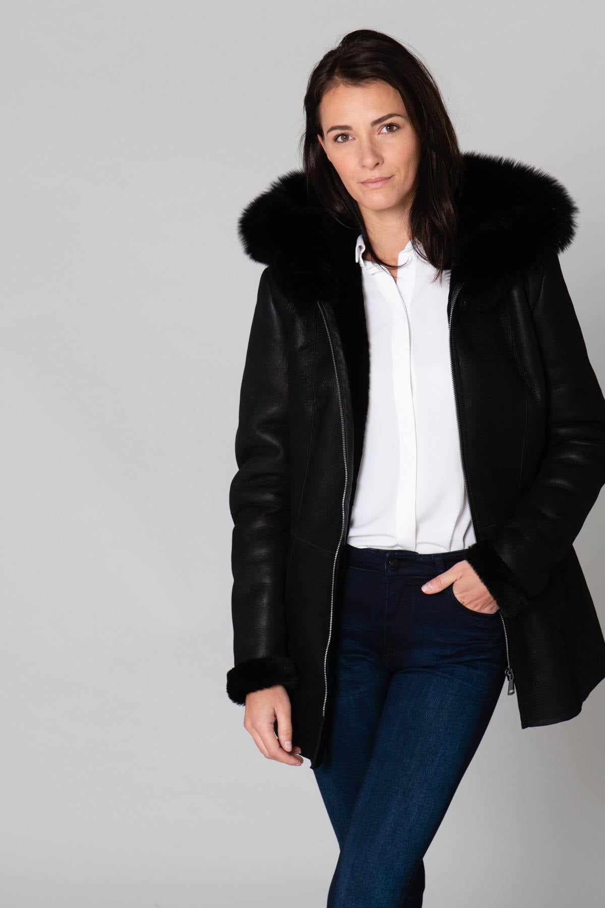 Damen Mantel Cityzen SEVILLE BLACK — Ansicht 1
