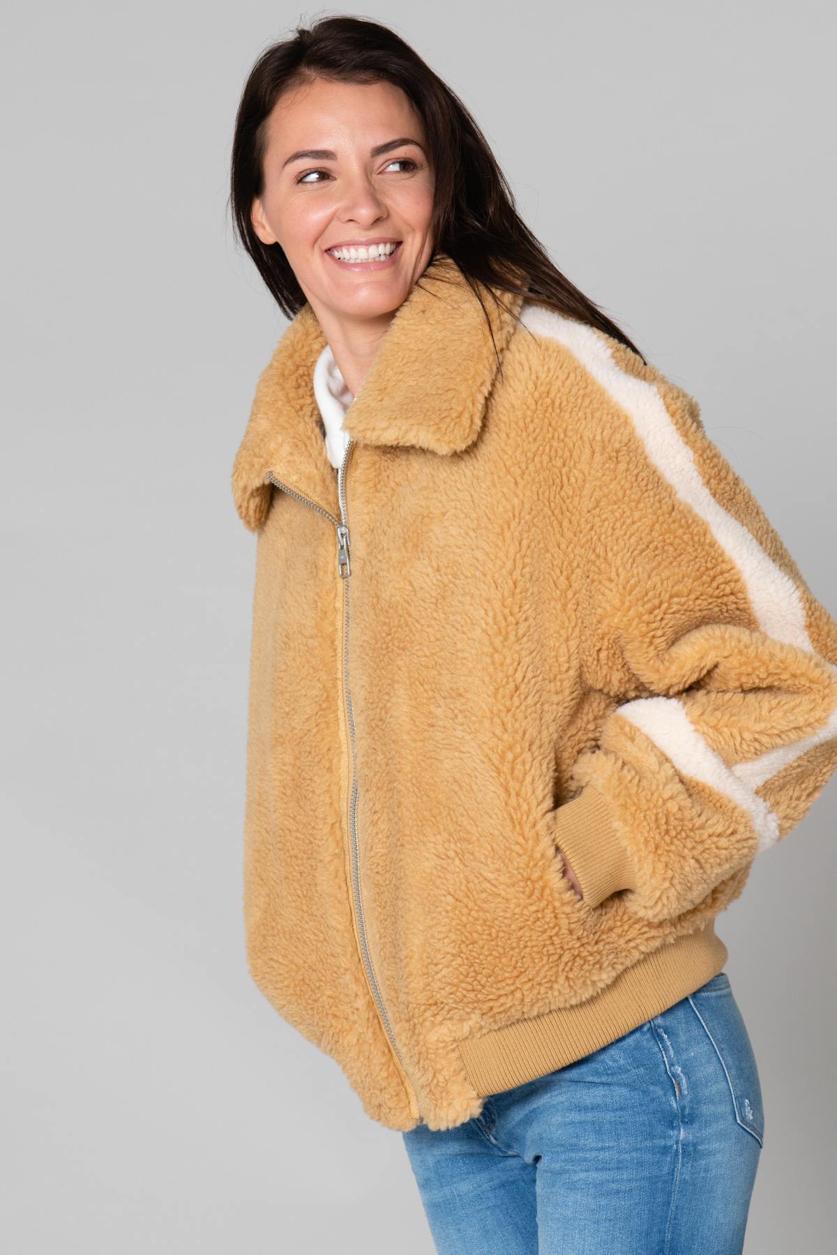 Damen Jacke Giny BETTY MOUTARDE — Ansicht 1
