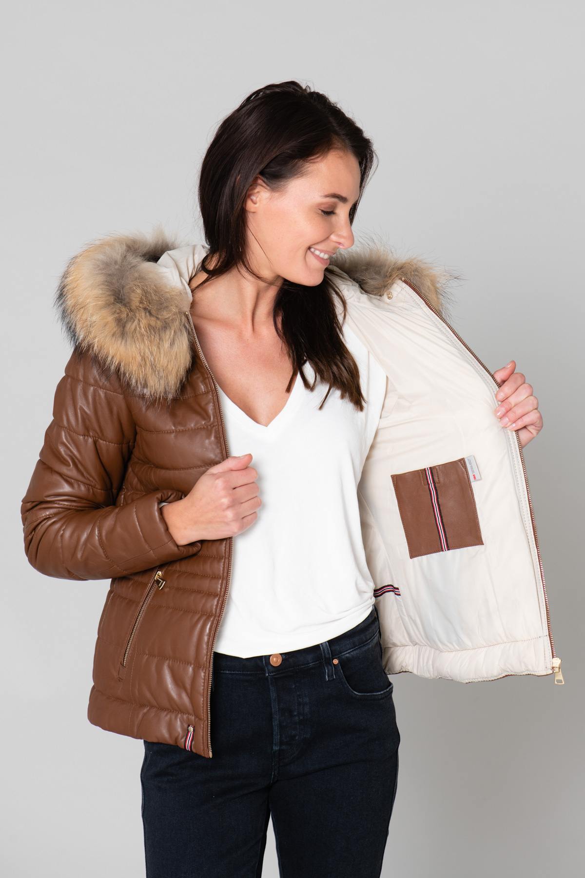 Blouson Femme Oakwood JELLY TAN 515 ZZ — vue 4