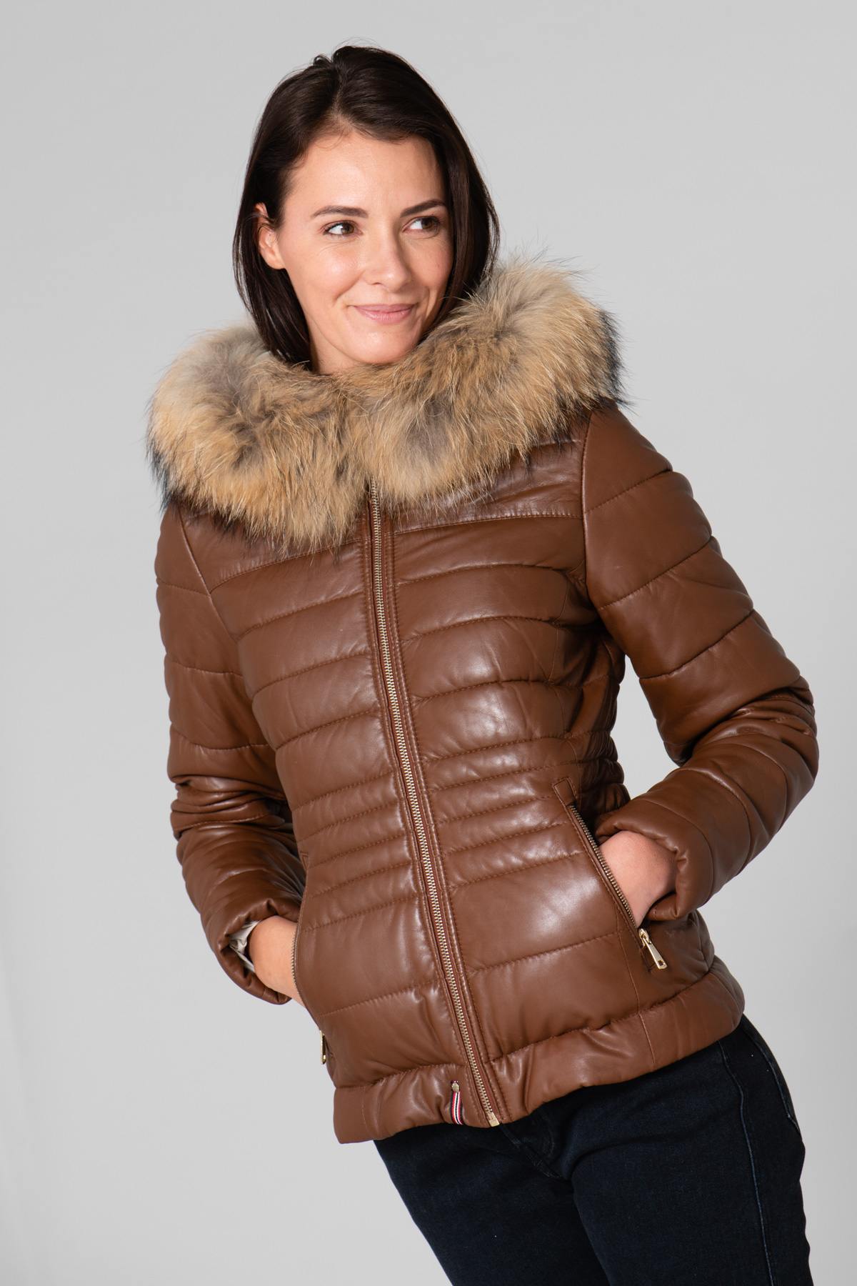 Blouson Femme Oakwood JELLY TAN 515 ZZ — vue 3