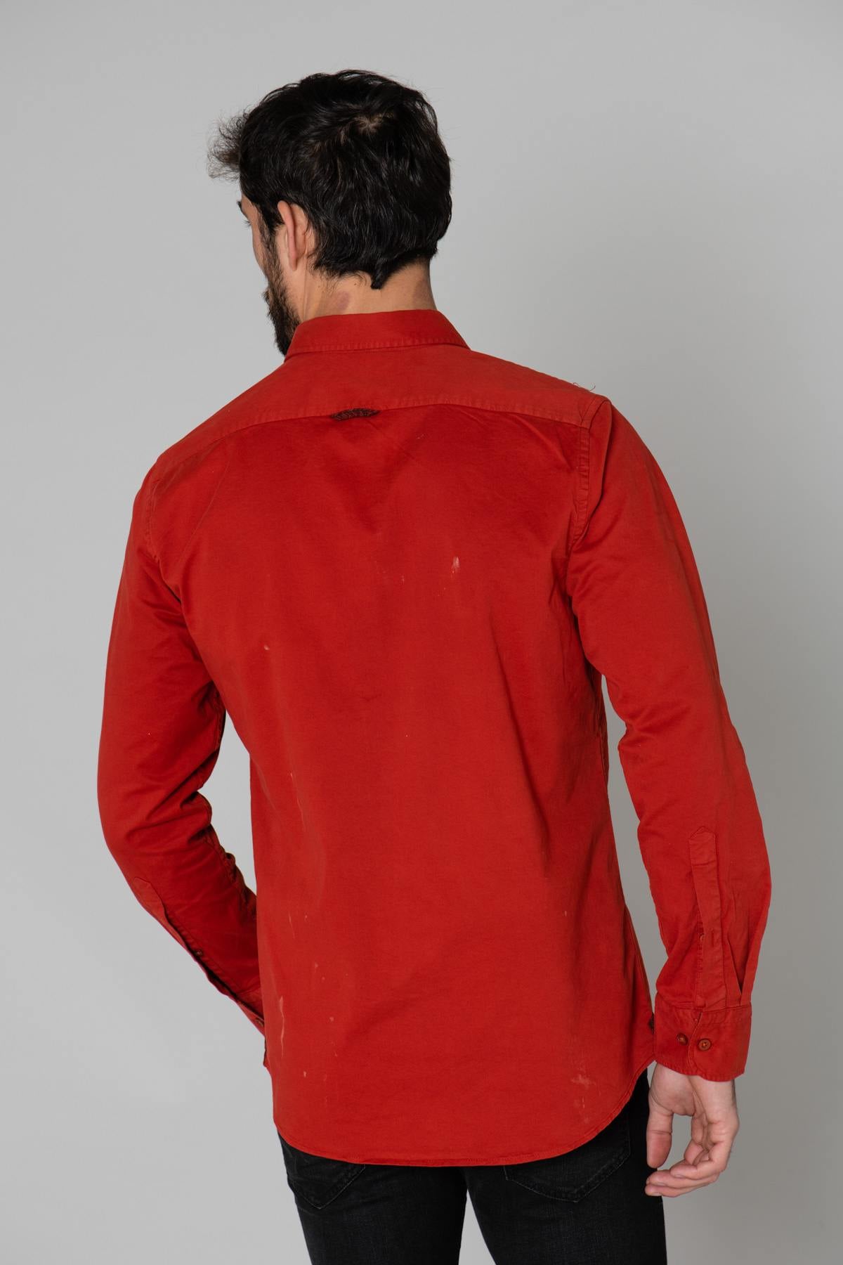 Chemise Homme Mcs DMM8101000-C0083-301 ORANGE — vue 3