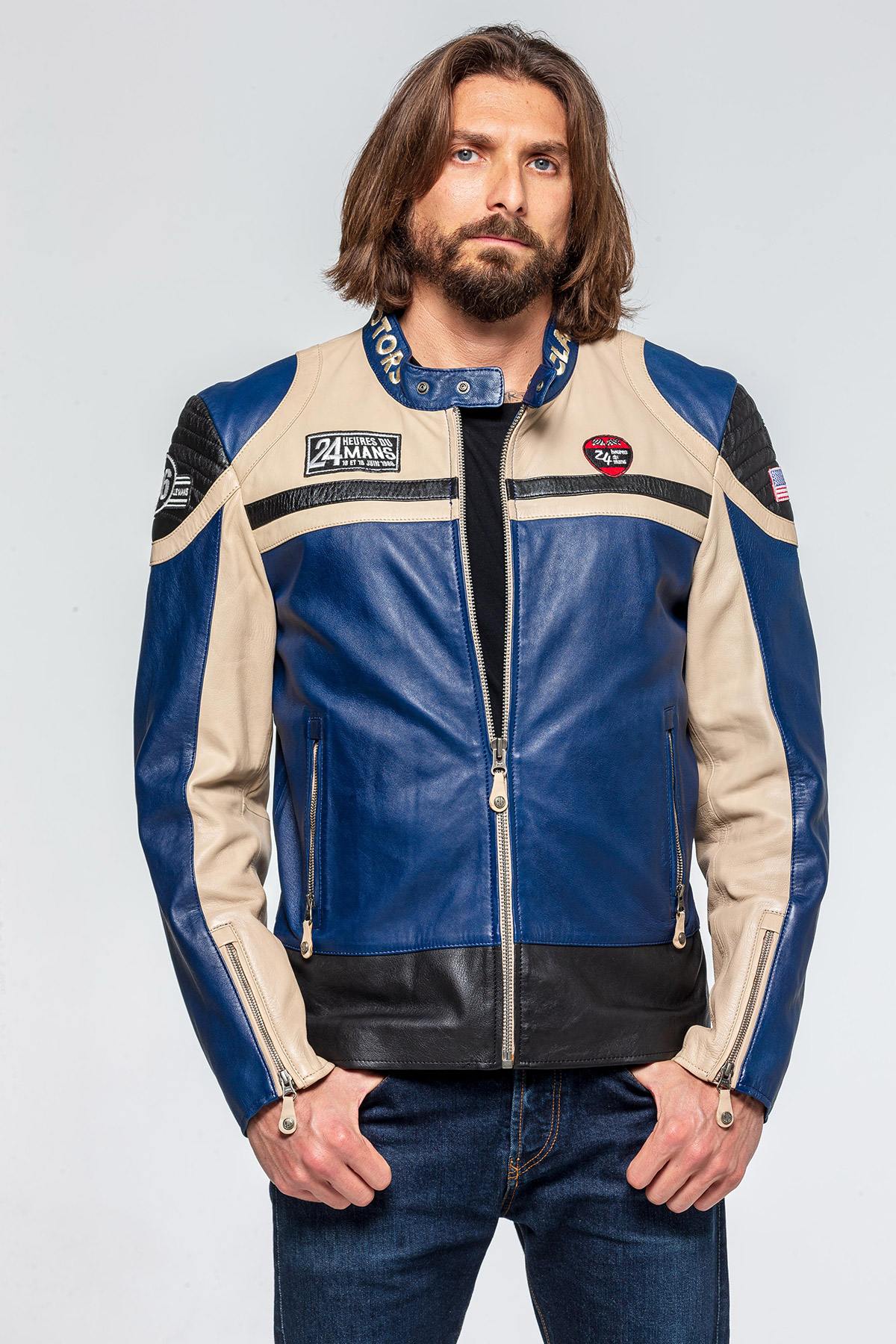 Giacche Uomo 24h Le Mans STEEL SHEEP CROWN ROYAL OFF WHITE — vista 1