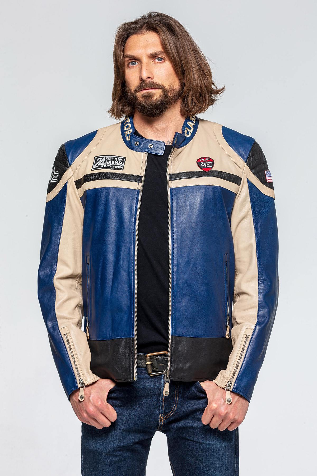 Giacche Uomo 24h Le Mans STEEL SHEEP CROWN ROYAL OFF WHITE — vista 3