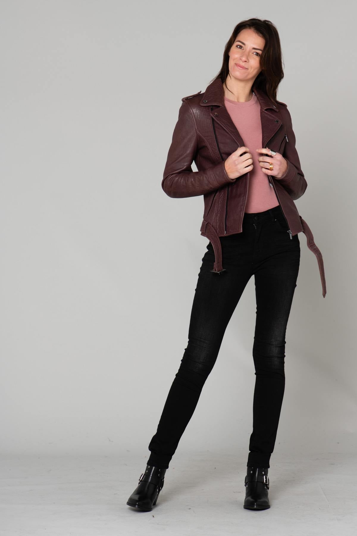 Chaqueta Mujeres Rose Garden DAHLIA SHEEP VEG SHRUNKEN FIG ZZ — vista 2