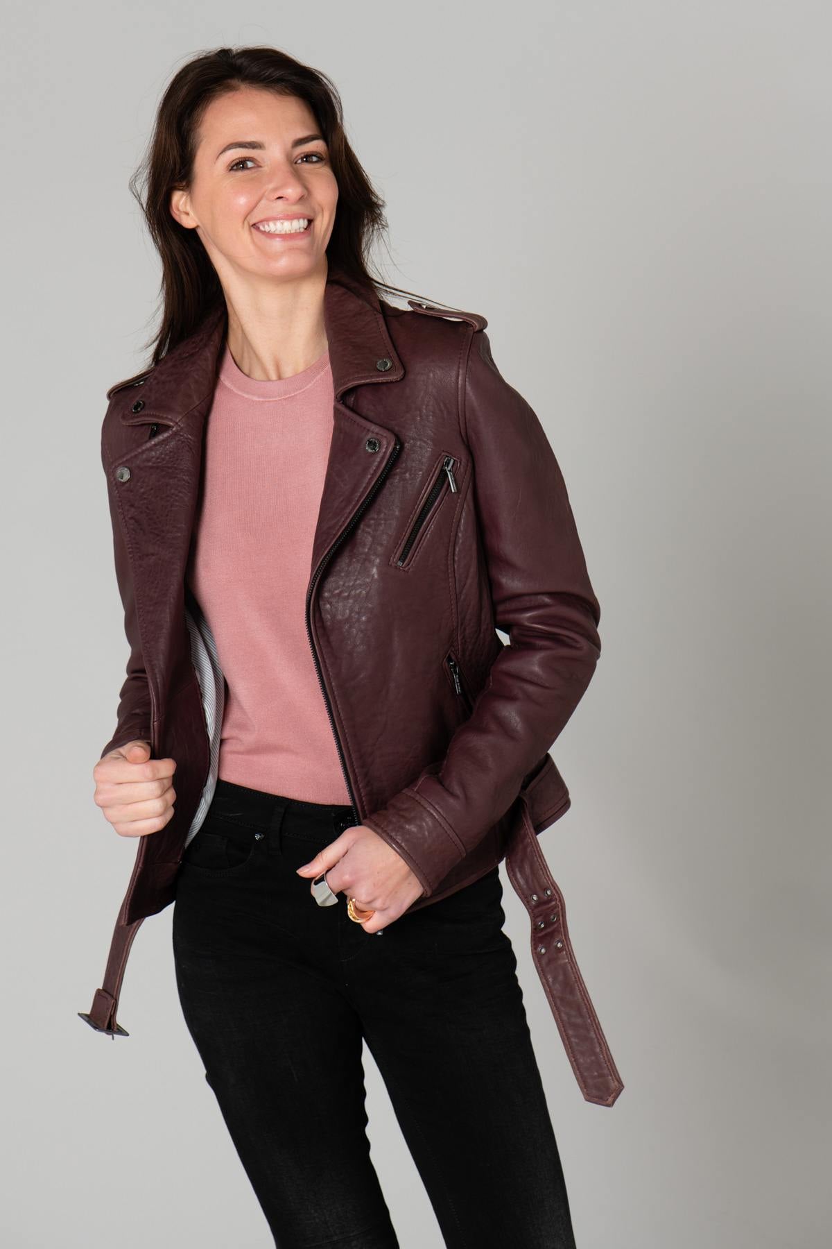 Chaqueta Mujeres Rose Garden DAHLIA SHEEP VEG SHRUNKEN FIG ZZ — vista 4