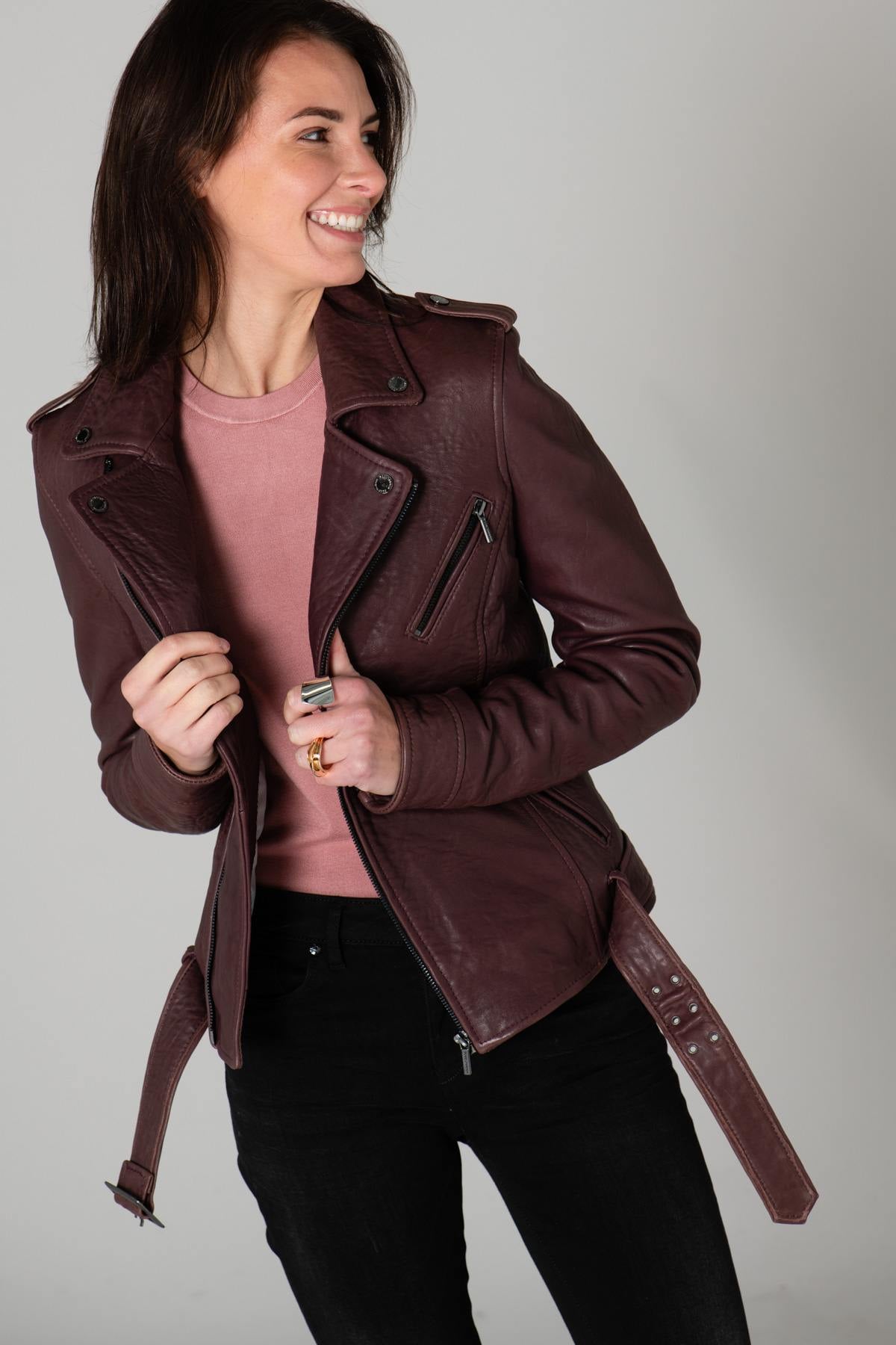 Chaqueta Mujeres Rose Garden DAHLIA SHEEP VEG SHRUNKEN FIG ZZ — vista 1