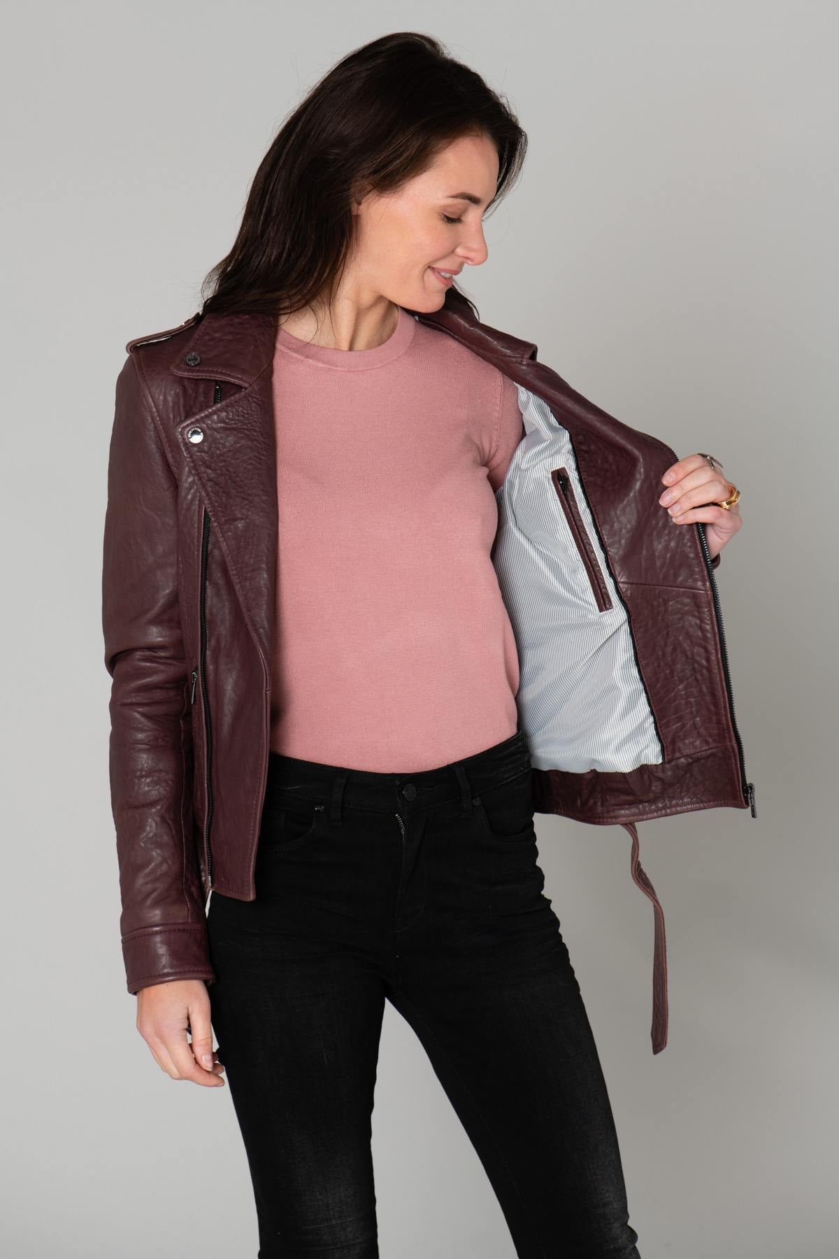 Chaqueta Mujeres Rose Garden DAHLIA SHEEP VEG SHRUNKEN FIG ZZ — vista 5