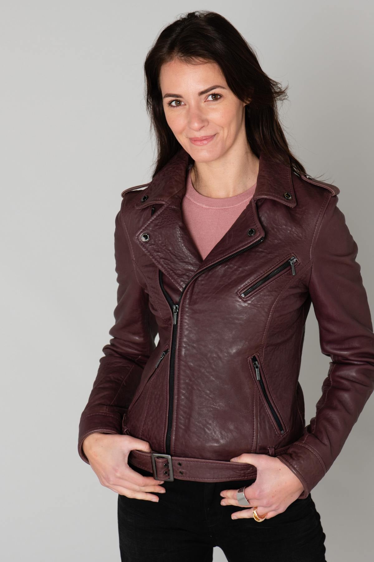 Chaqueta Mujeres Rose Garden DAHLIA SHEEP VEG SHRUNKEN FIG ZZ — vista 7