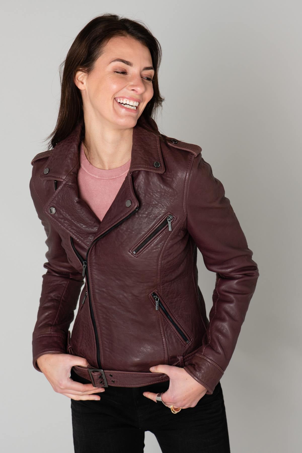 Chaqueta Mujeres Rose Garden DAHLIA SHEEP VEG SHRUNKEN FIG ZZ — vista 3
