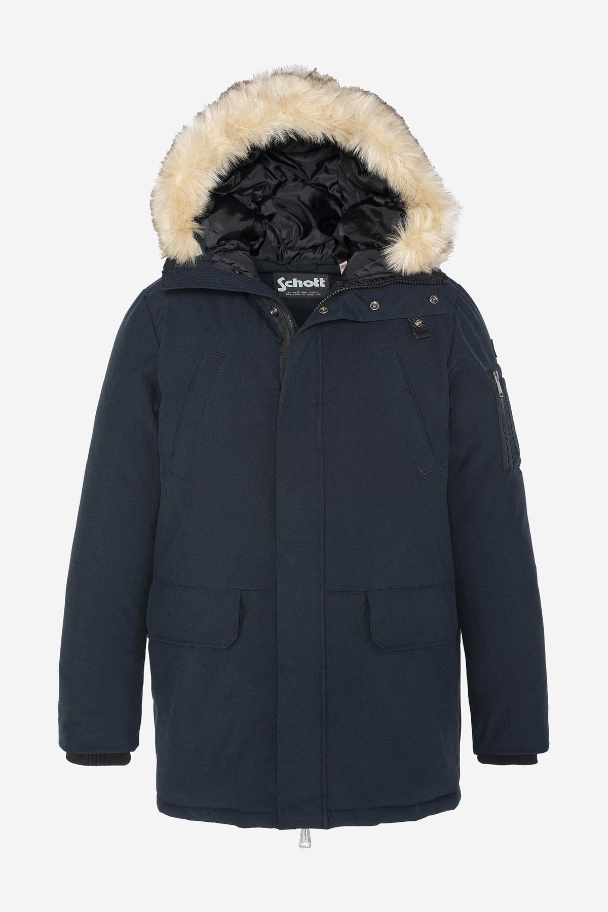 Herren Mantel Schott NELSON20 NAVY — Ansicht 3