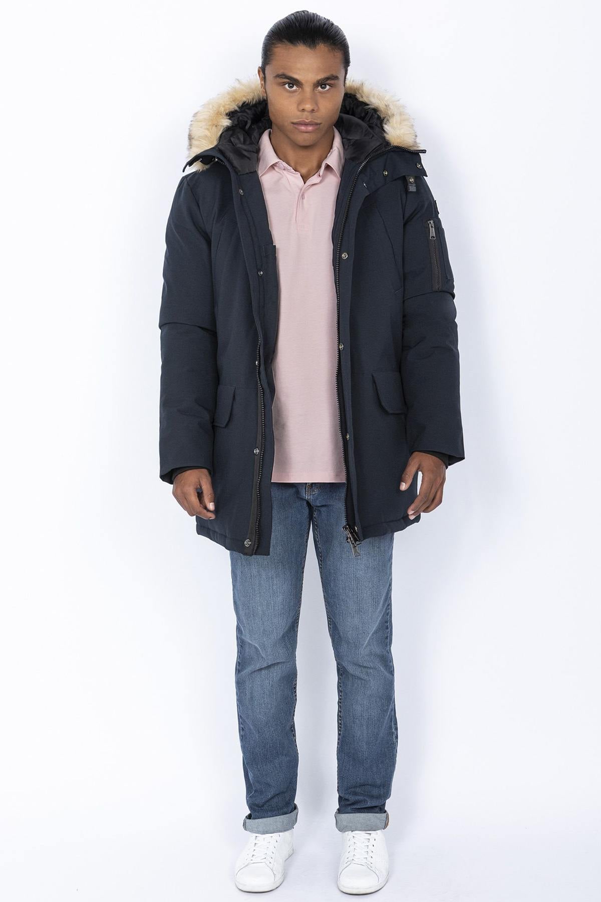 Herren Mantel Schott NELSON20 NAVY — Ansicht 7