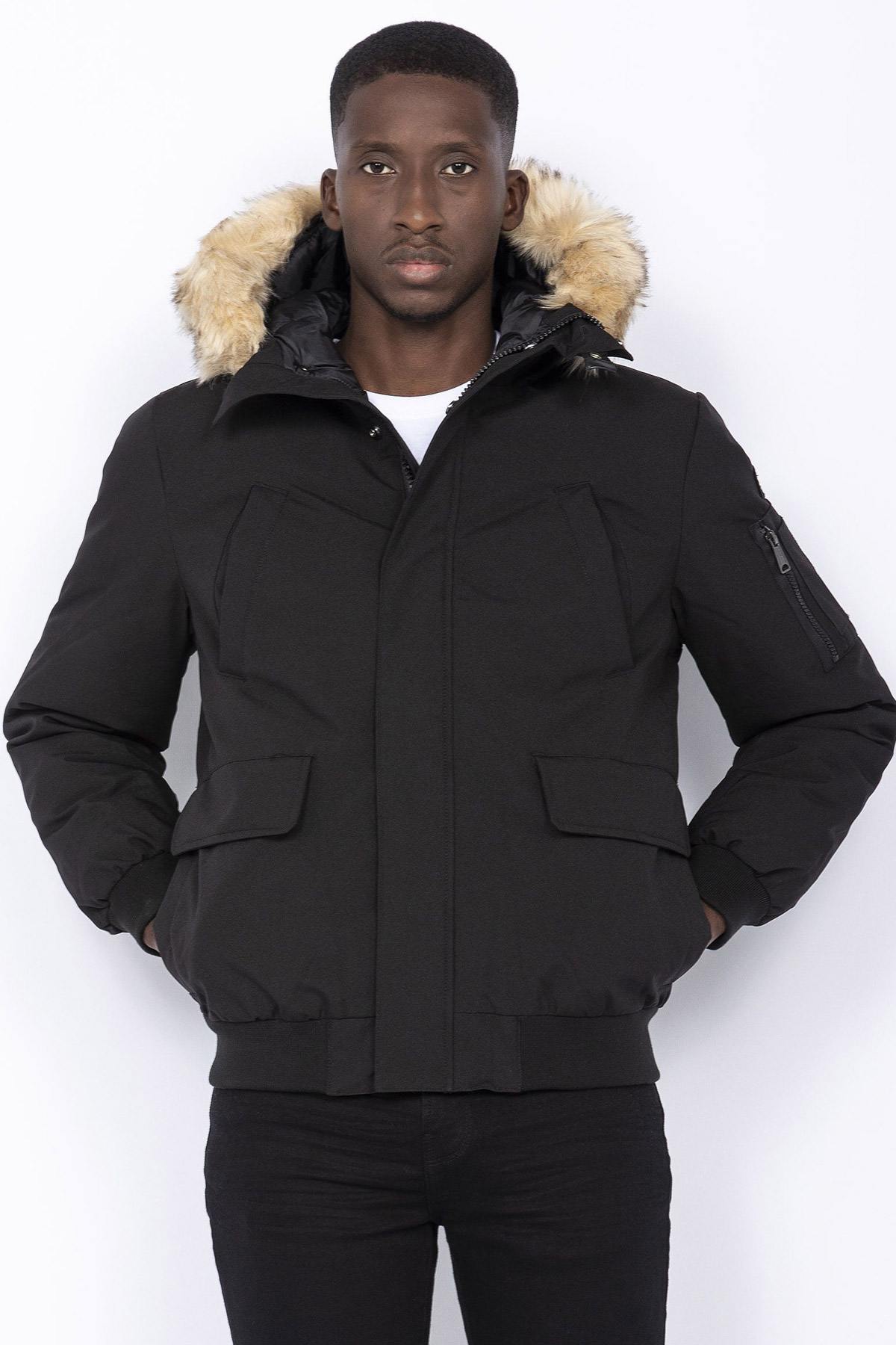 Blouson Homme Schott KEYBURN BLACK — vue 4