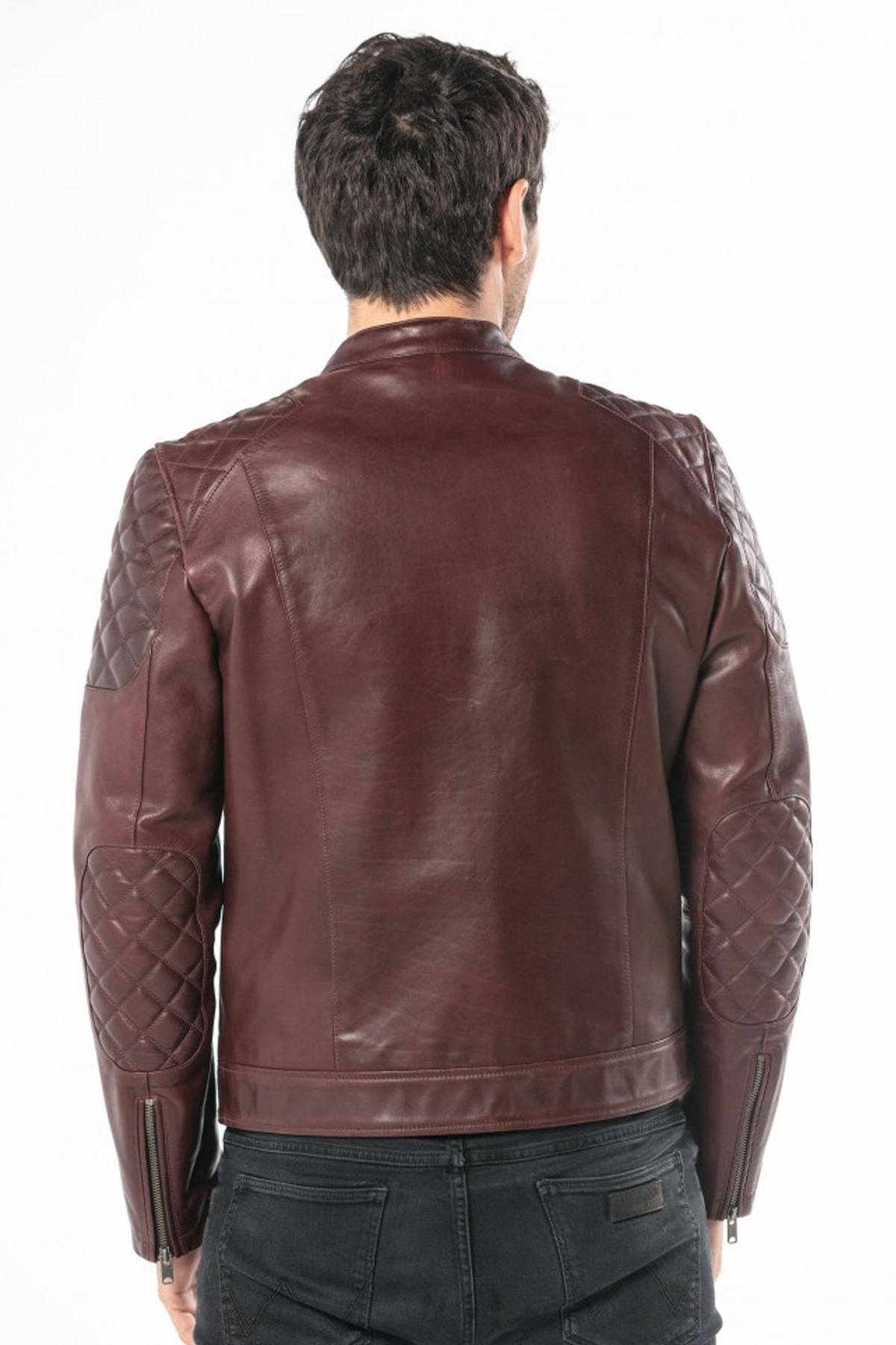 Giacche Uomo Daytona COBALT COW SEMI VEG BORDO — vista 4