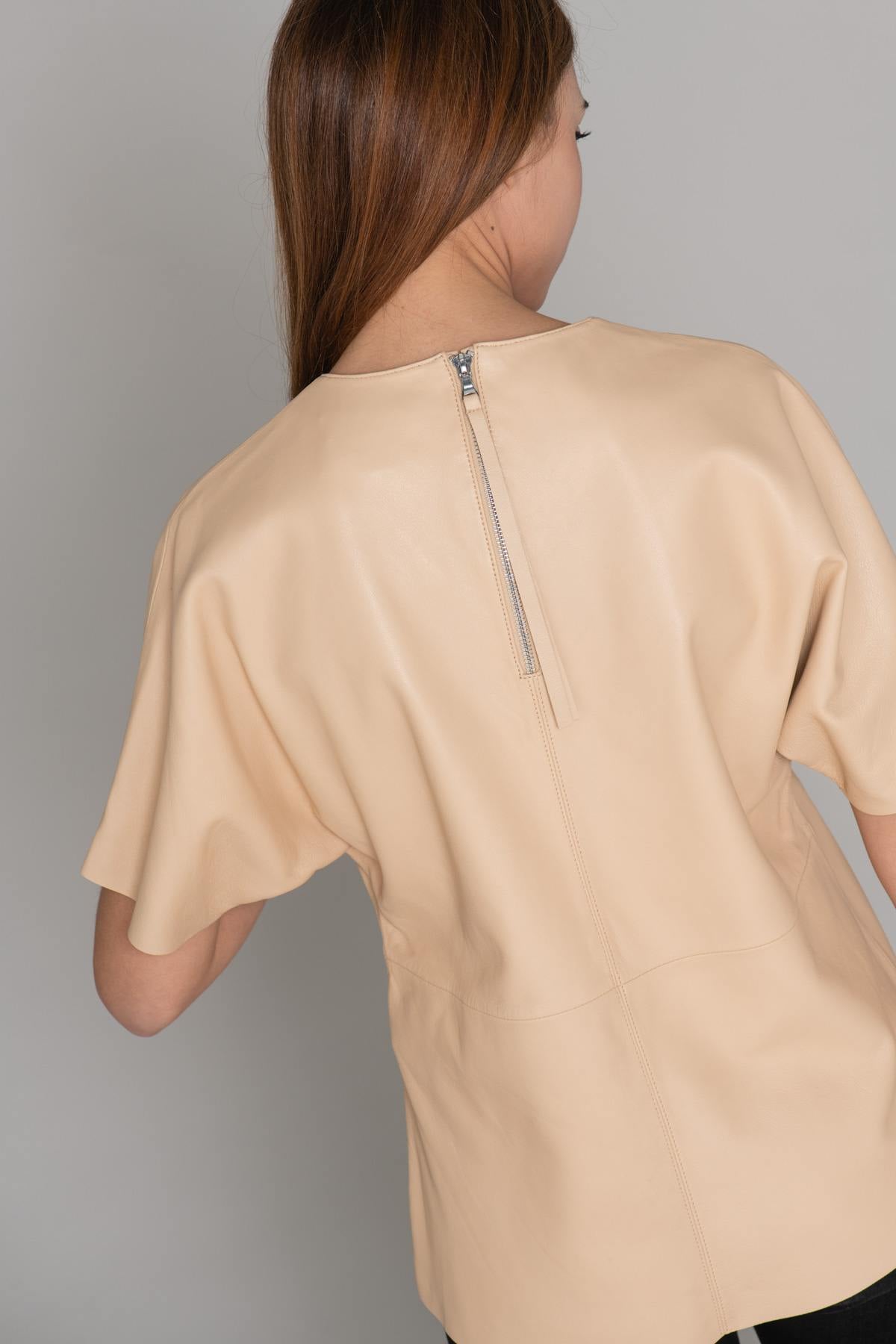 Tee Shirt Femme Oakwood ANGELINA BEIGE 514 — vue 4