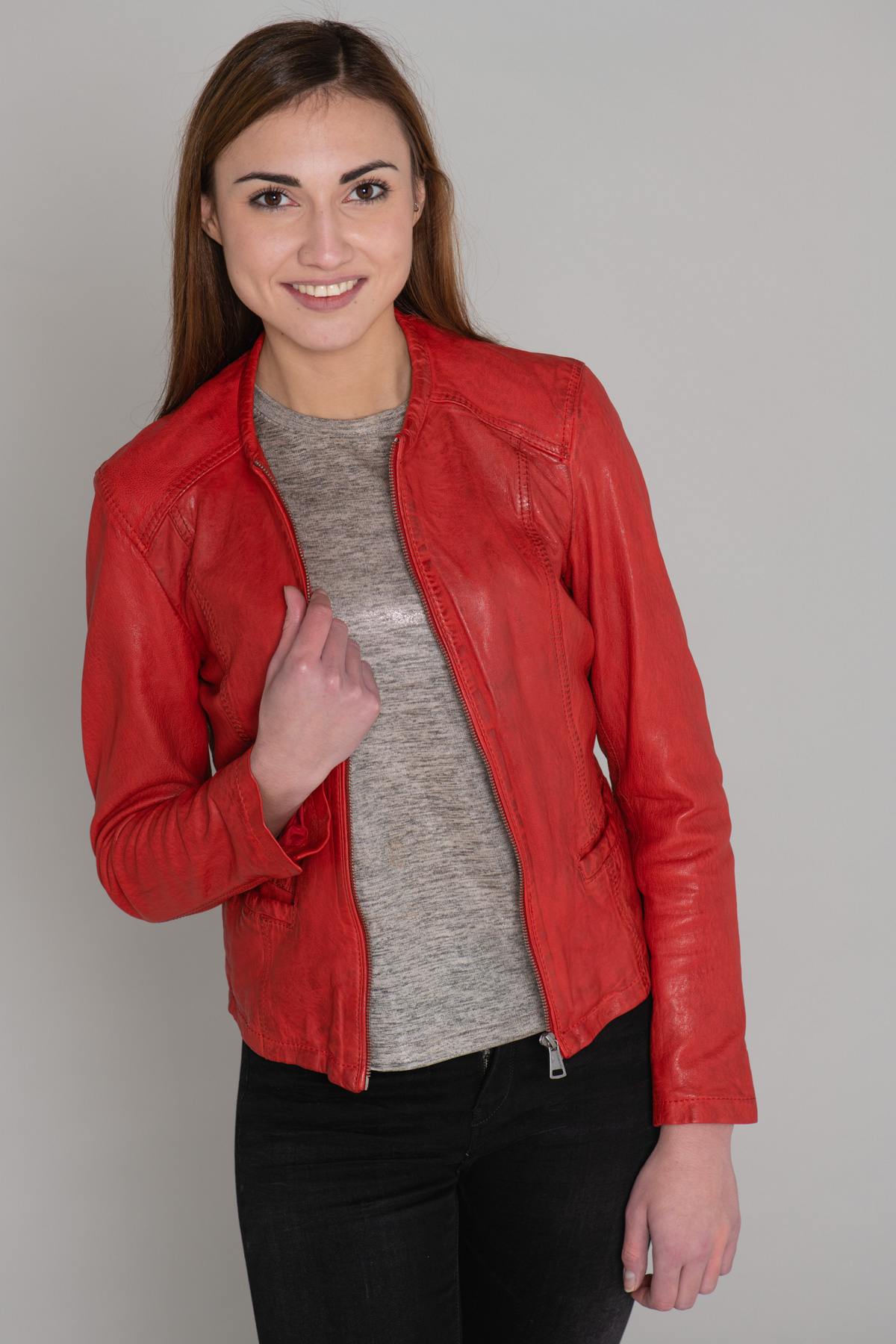 Blouson Femme Oakwood PENNY ROUGE 538 — vue 3