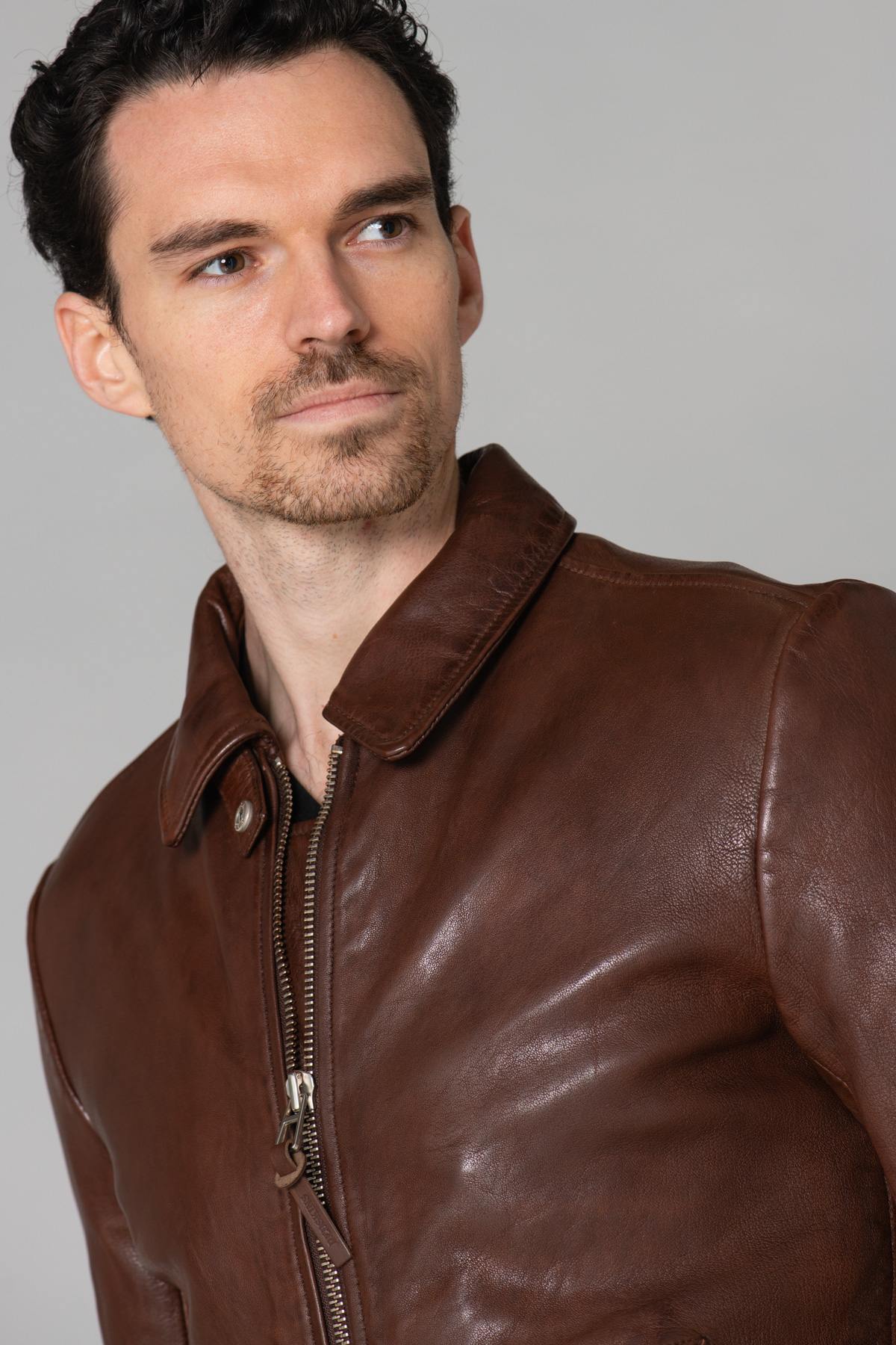 Giacche Uomo Redskins NORIS GREEN BROWN — vista 8
