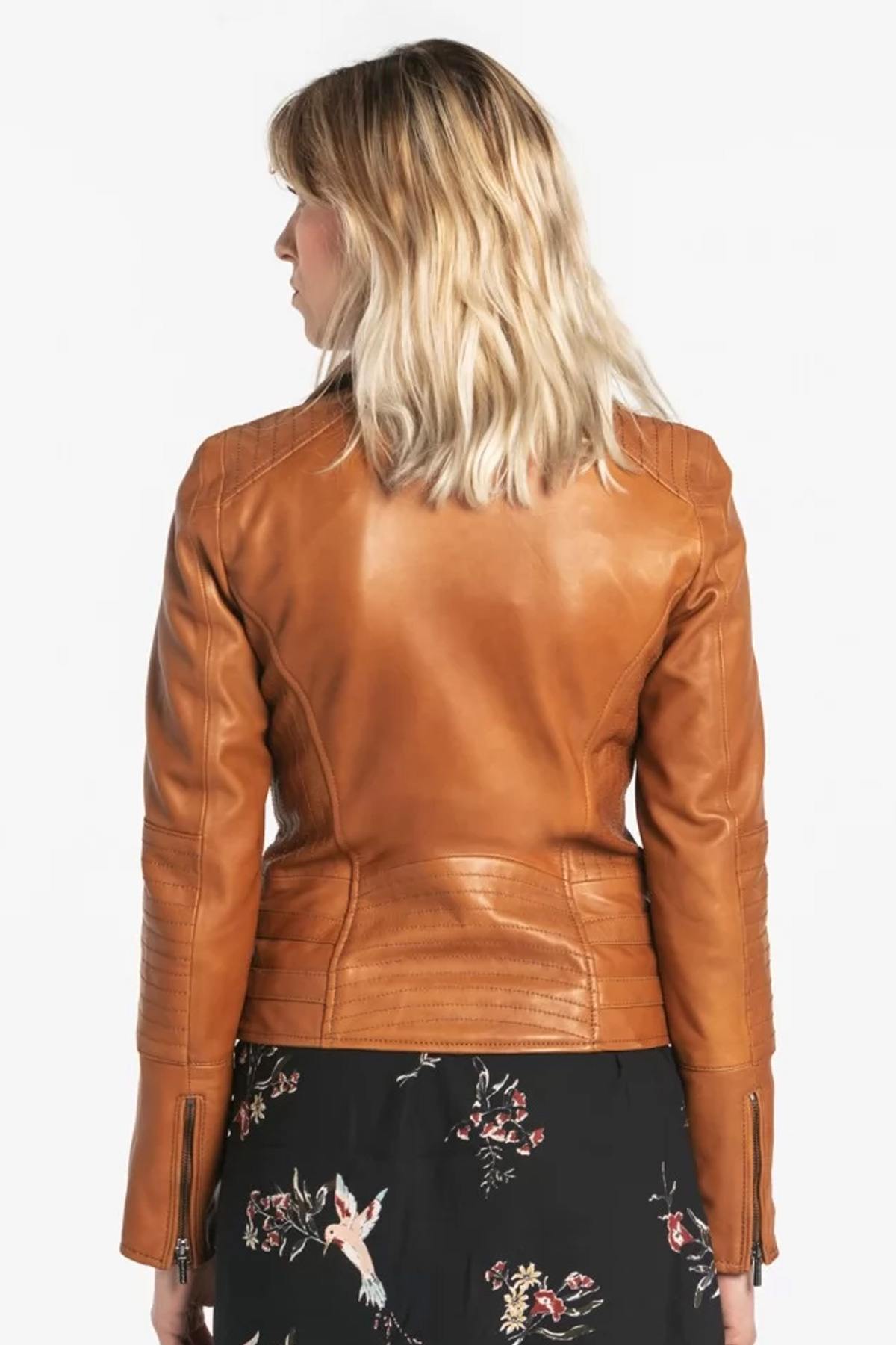 Damen Jacke Rose Garden TEMPA LAMB RUBY COGNAC — Ansicht 2