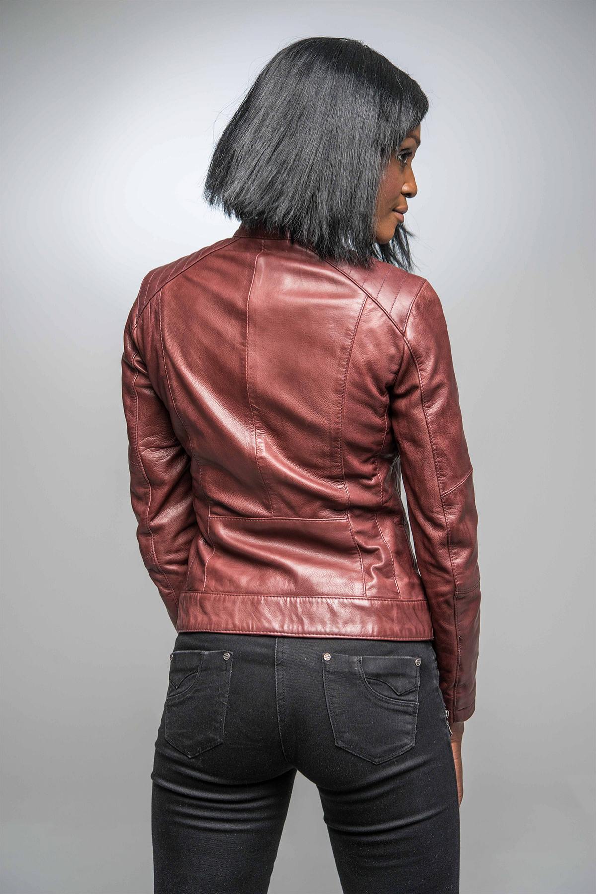 Chaqueta Mujeres Rose Garden JODY LAMB CASTEL BURGUNDY ZZ10 — vista 3