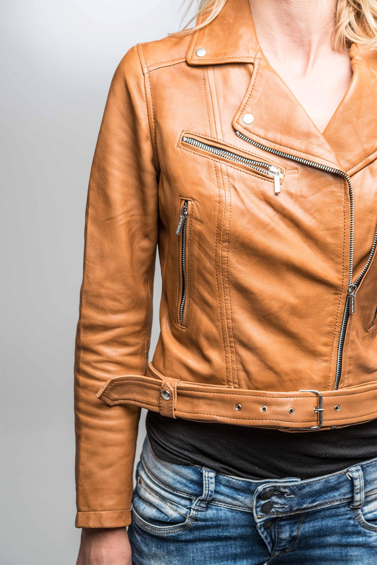 Blouson Femme Rose Garden LAURIE LAMB CASTEL TAN ZZ — vue 2