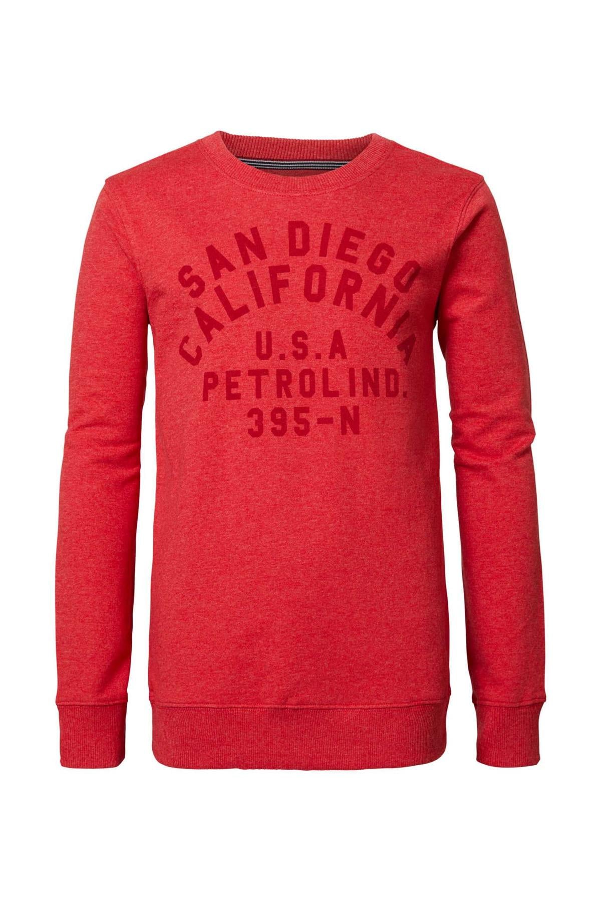 Jersey/sudadera Niño Petrol Industries SWR317 3142 IMPERIAL RED — vista 1