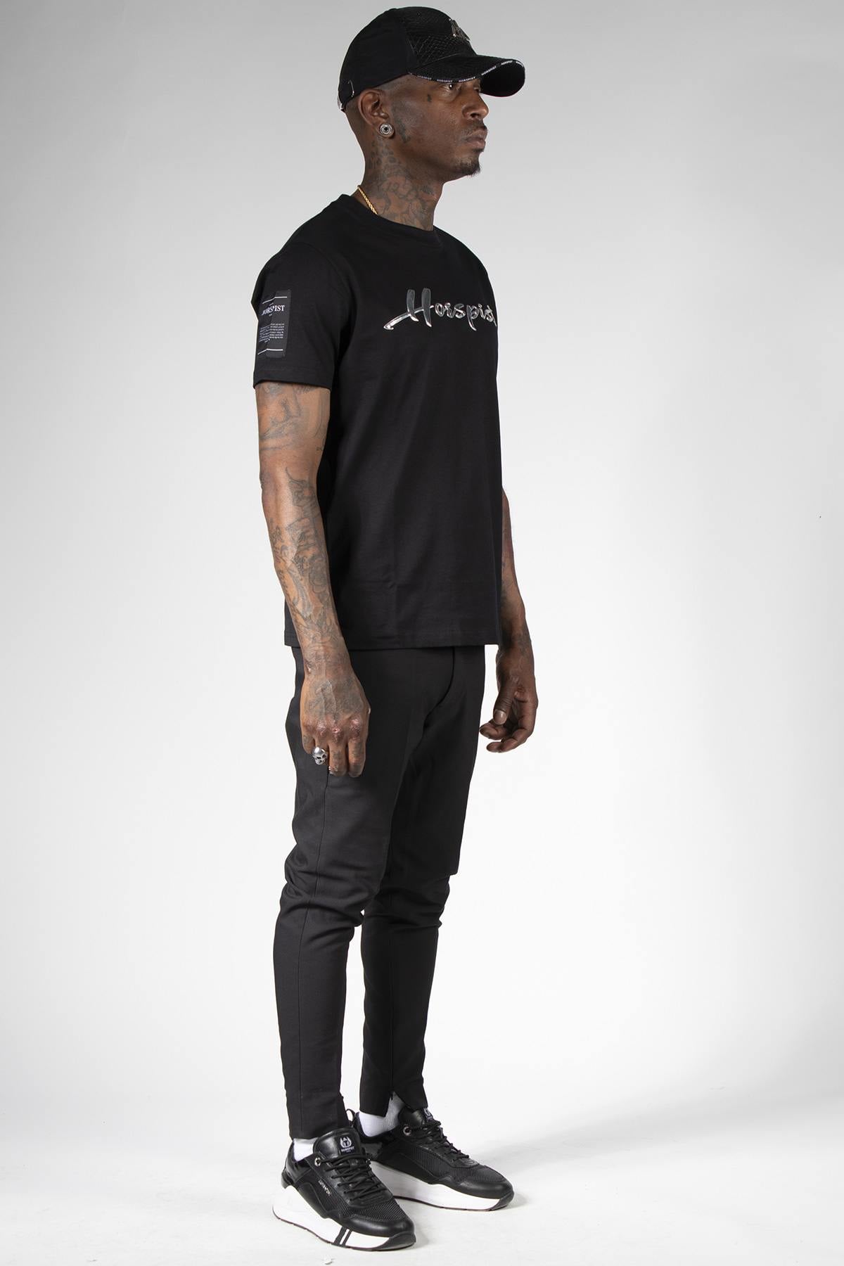 Camiseta Hombre Horspist COGNAC BLACK — vista 4