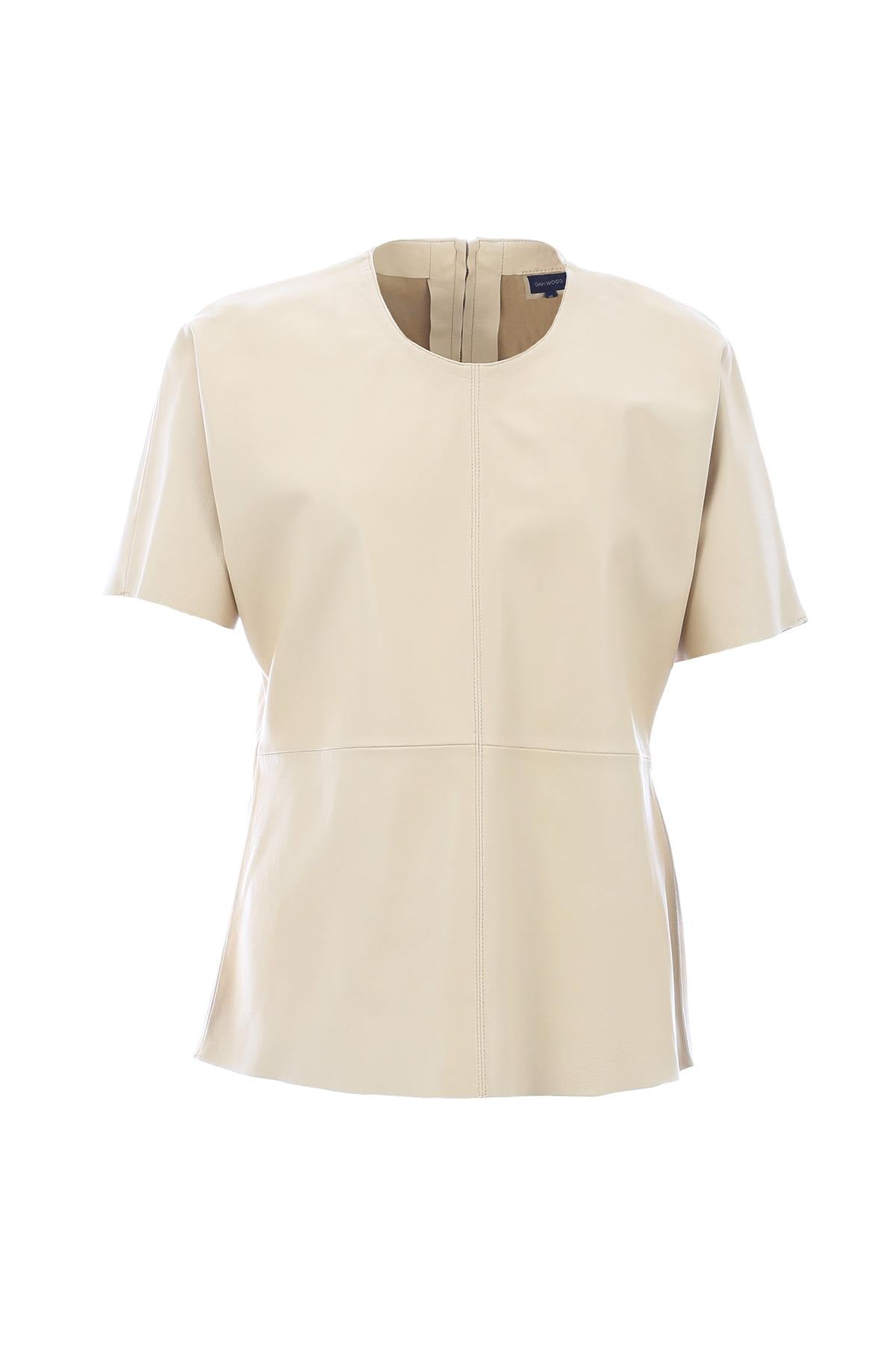 Tee Shirt Femme Oakwood ANGELINA BEIGE 514 — vue 8