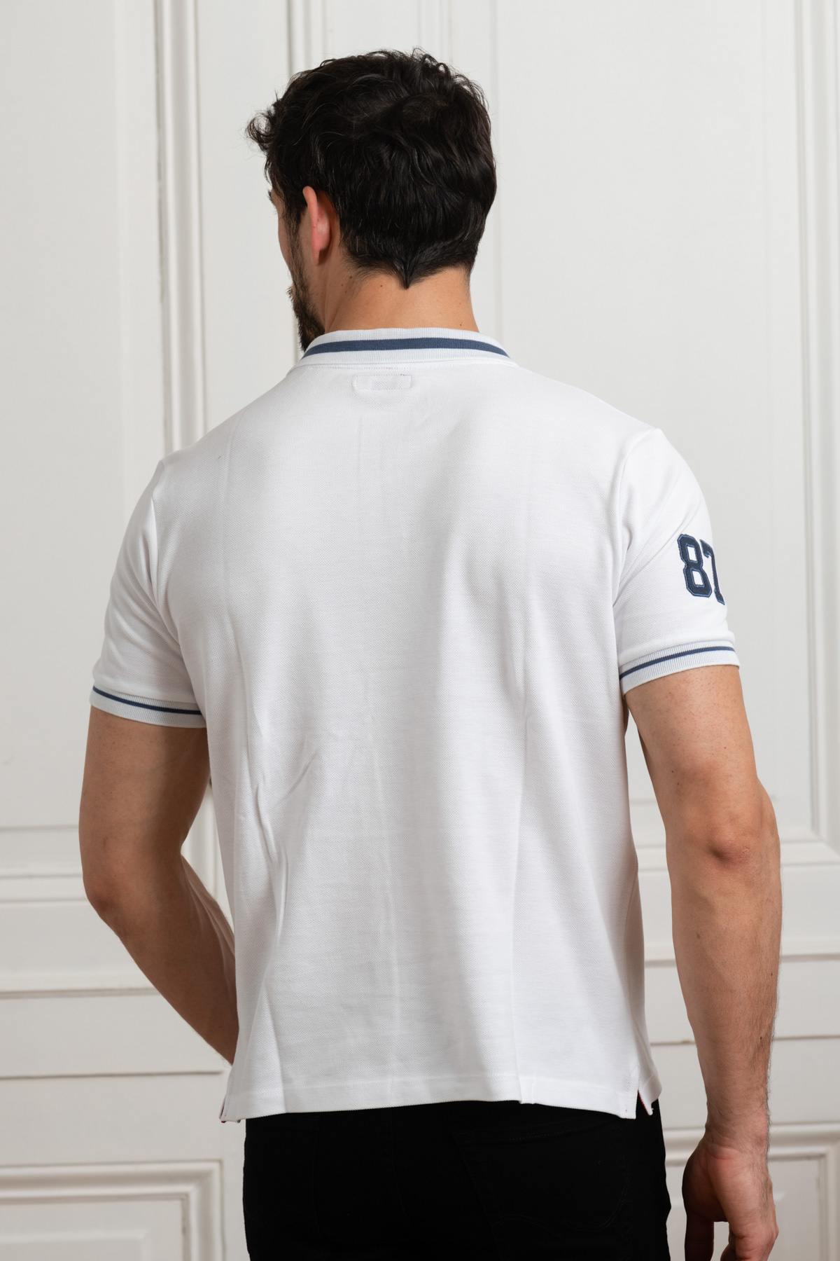 Polo Hombre Mcs GMPOMC_C053 001 BLANC — vista 2