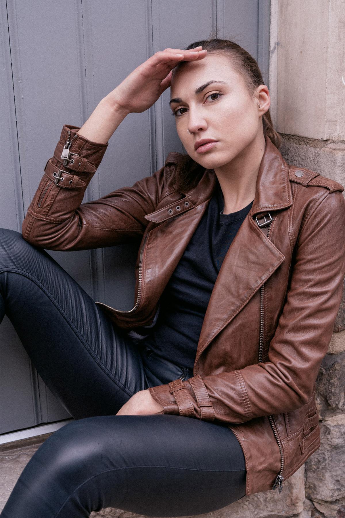 Chaqueta Mujeres Cityzen APRILIA 2 MID BROWN — vista 2