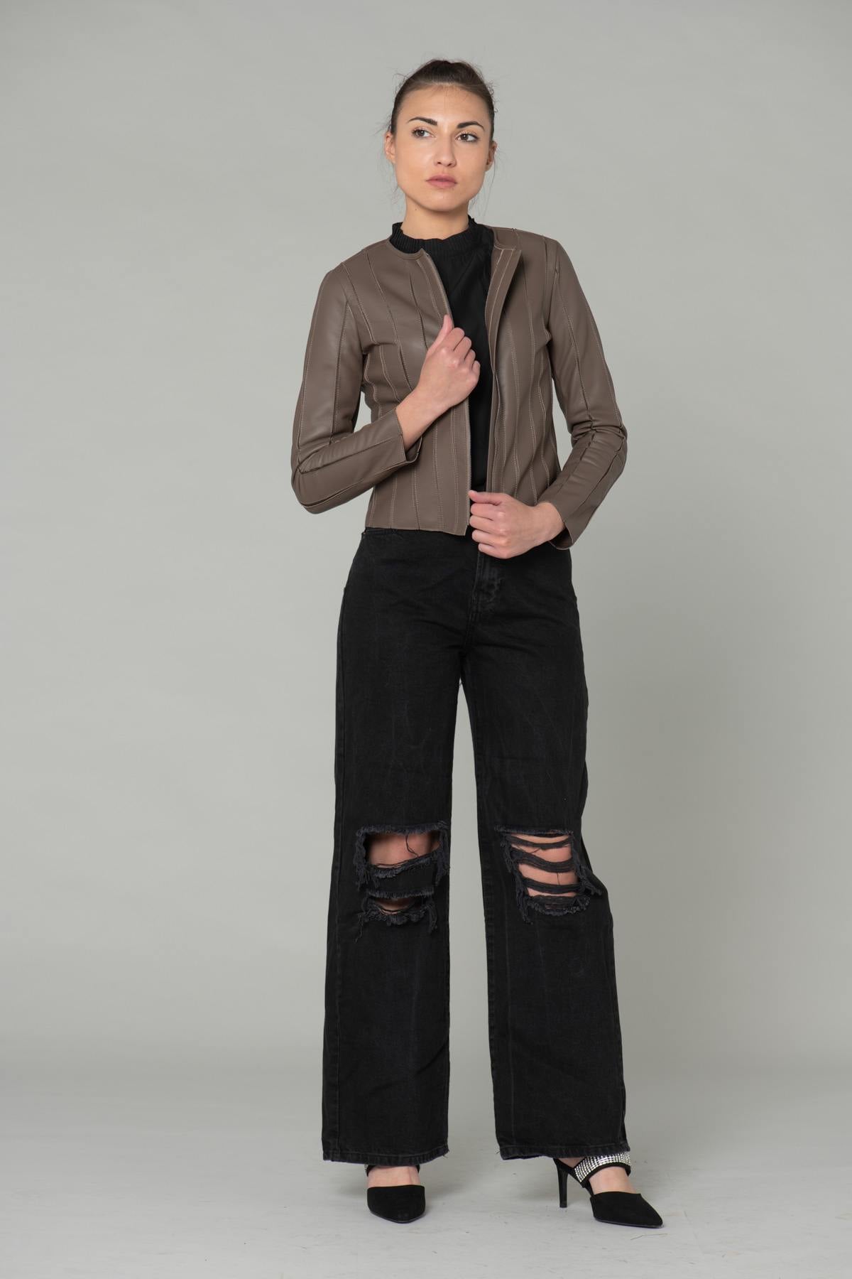 Giacche Donna Cityzen CYNTHIA TAUPE — vista 3