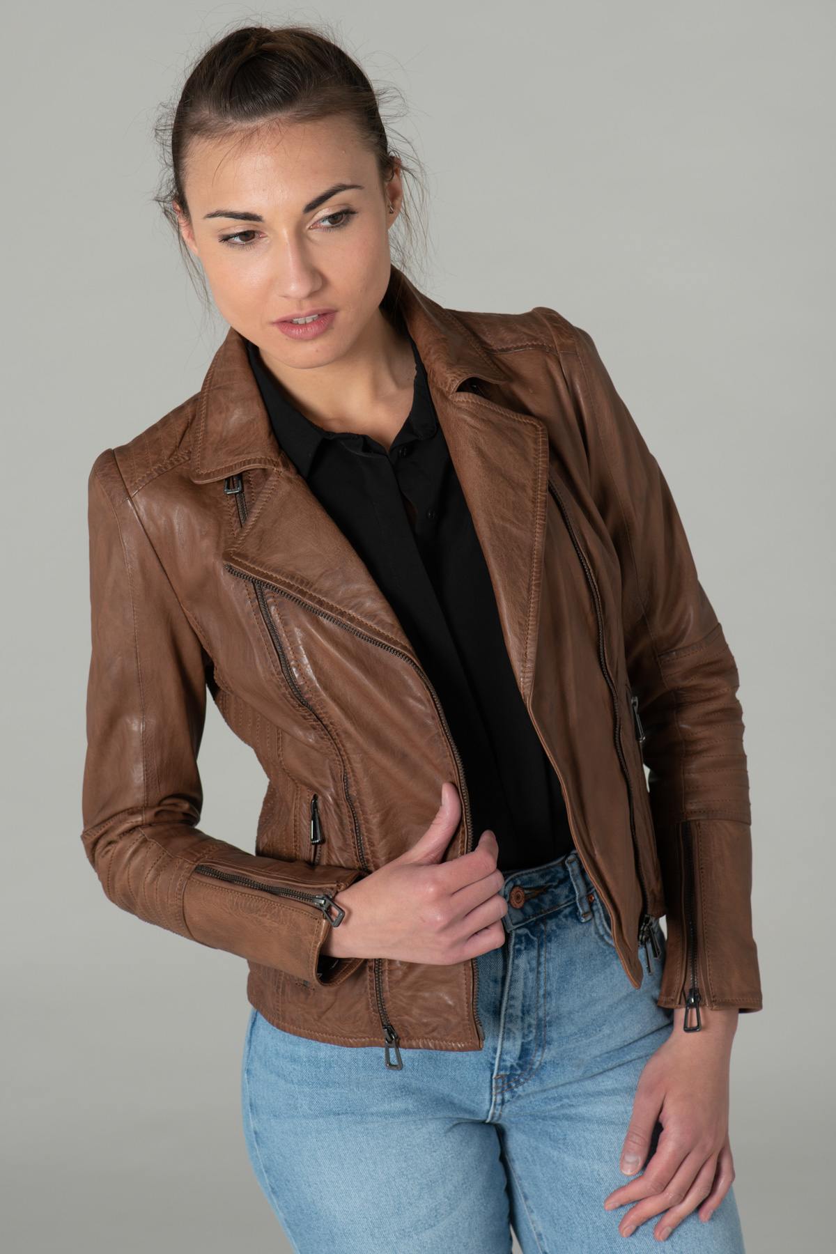 Chaqueta Mujeres Rose Garden TEMPA LAMB RUBY RUSTY — vista 1