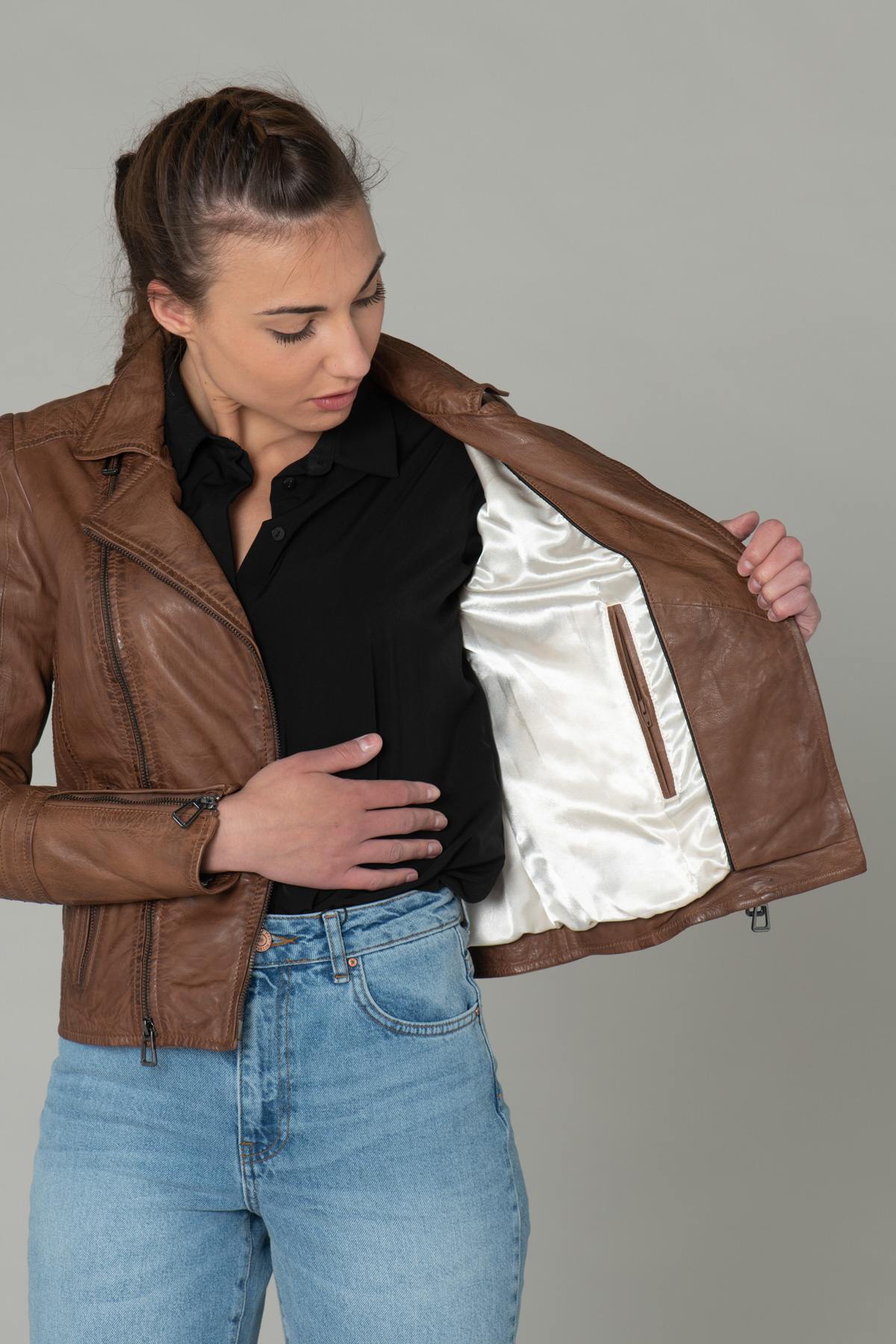 Chaqueta Mujeres Rose Garden TEMPA LAMB RUBY RUSTY — vista 5