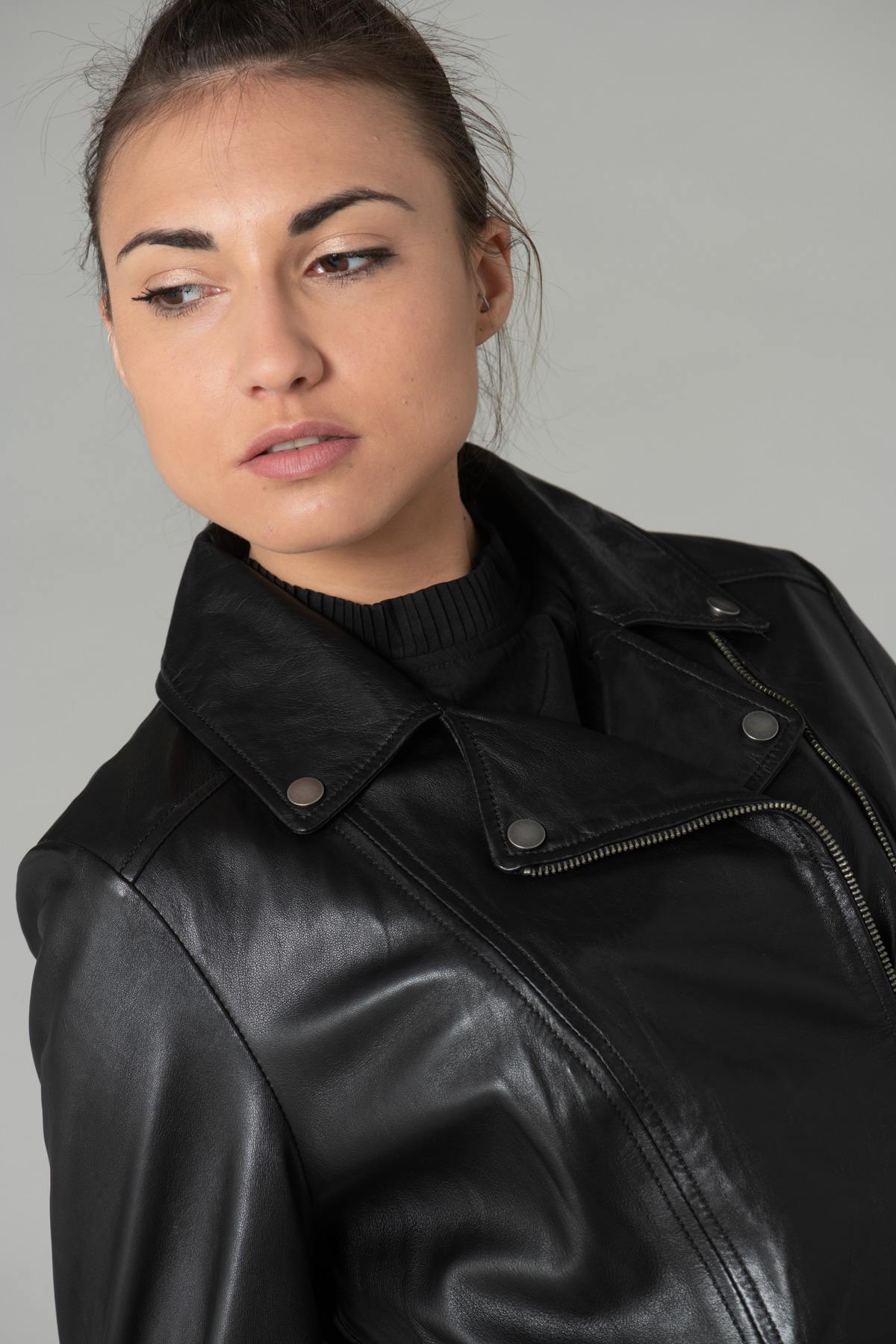 Chaqueta Mujeres Rose Garden BREDA CURVE SHEEP MANILA BLACK — vista 7