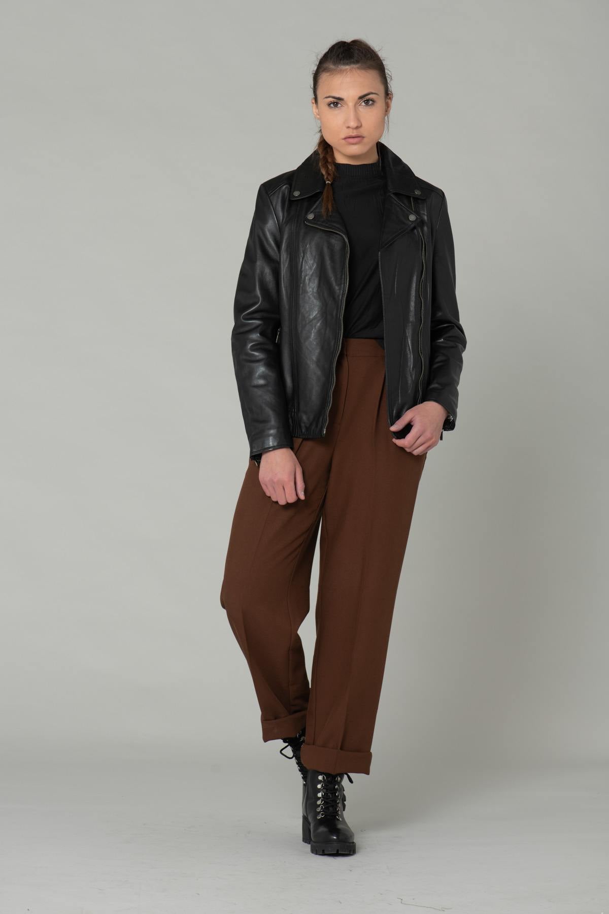 Chaqueta Mujeres Rose Garden BREDA CURVE SHEEP MANILA BLACK — vista 2