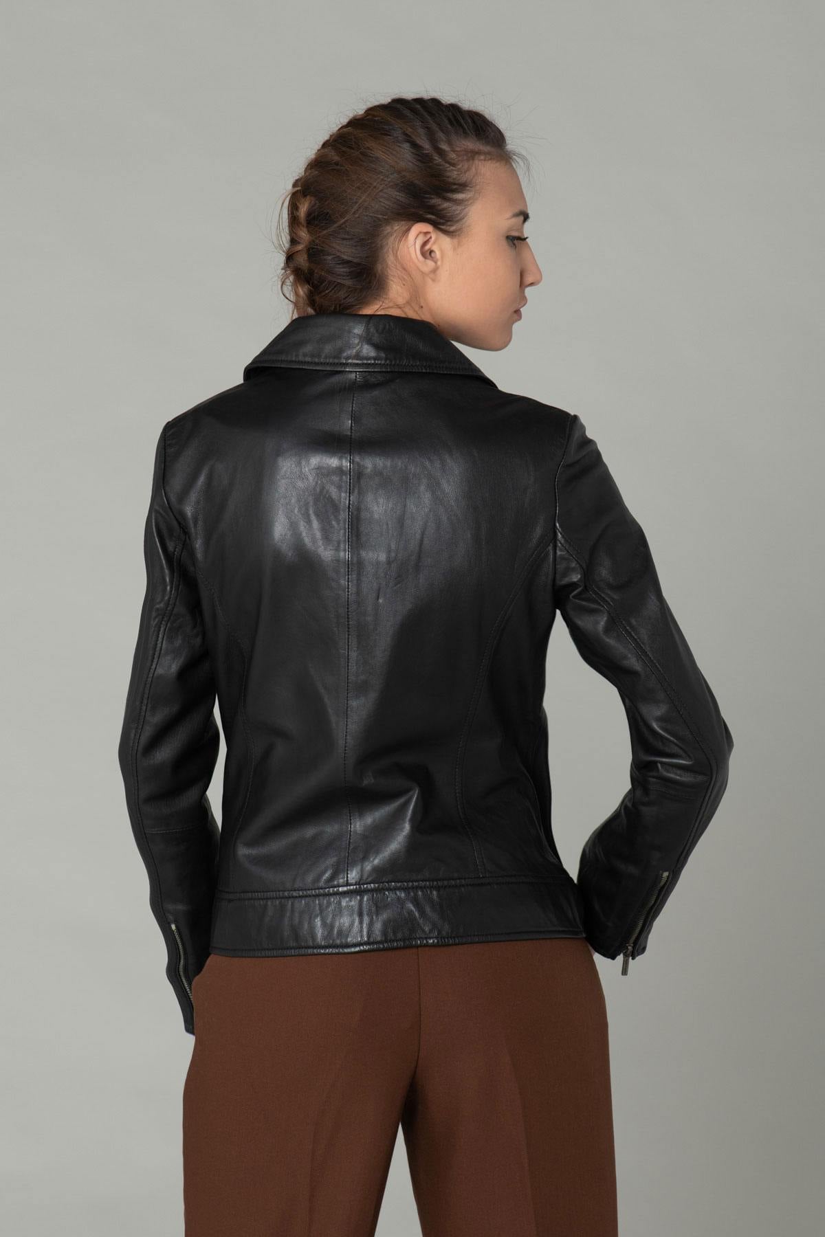 Chaqueta Mujeres Rose Garden BREDA CURVE SHEEP MANILA BLACK — vista 5