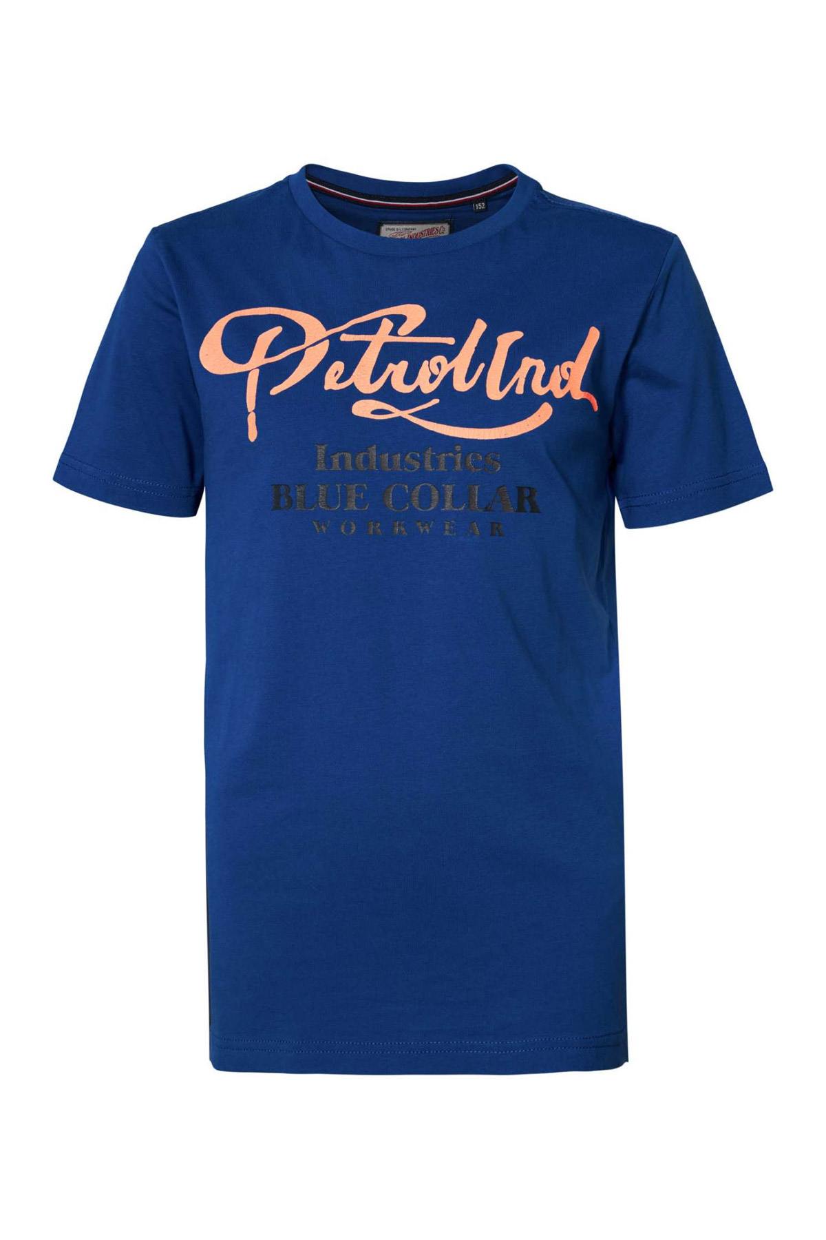 Kind T-shirt Petrol Industries TSR600 5093 IMPERIAL BLUE J — Ansicht 1