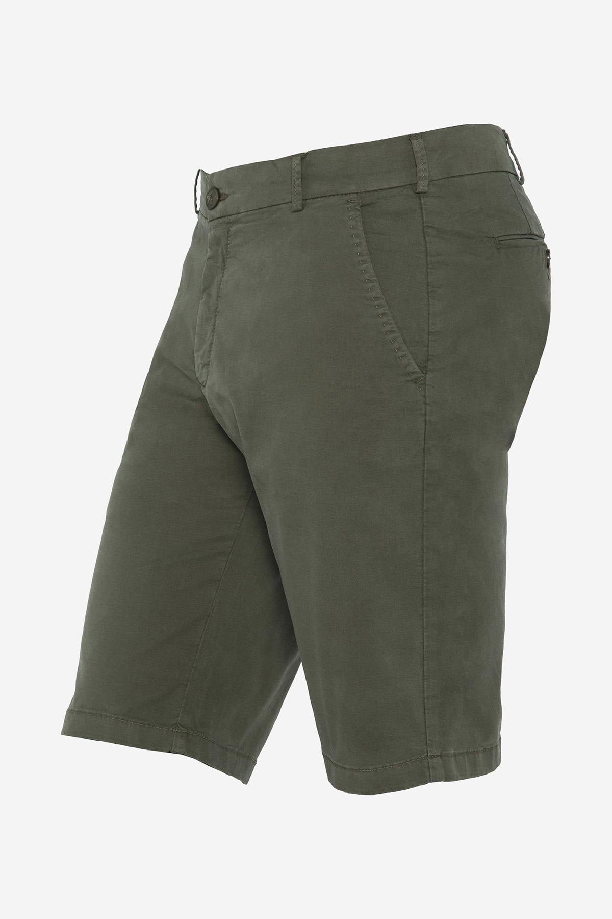 Short Homme Schott TRJO30 DARK KAKI — vue 3